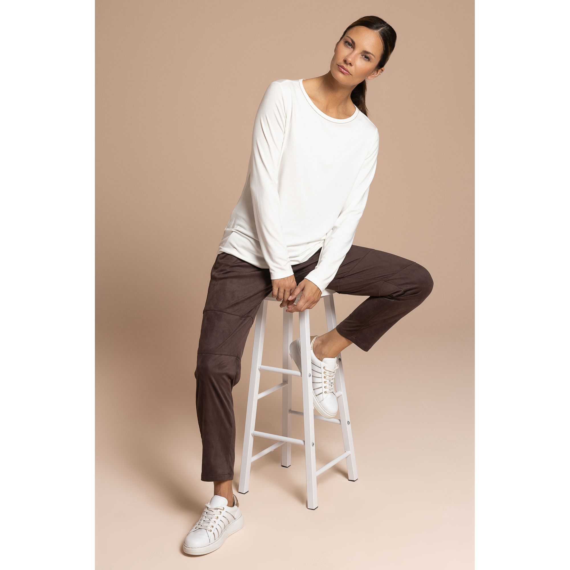 B-Ware STEFFEN SCHRAUT Shirt, 1/1-Arm Rundhalsausschnitt mit Ketten-Detail