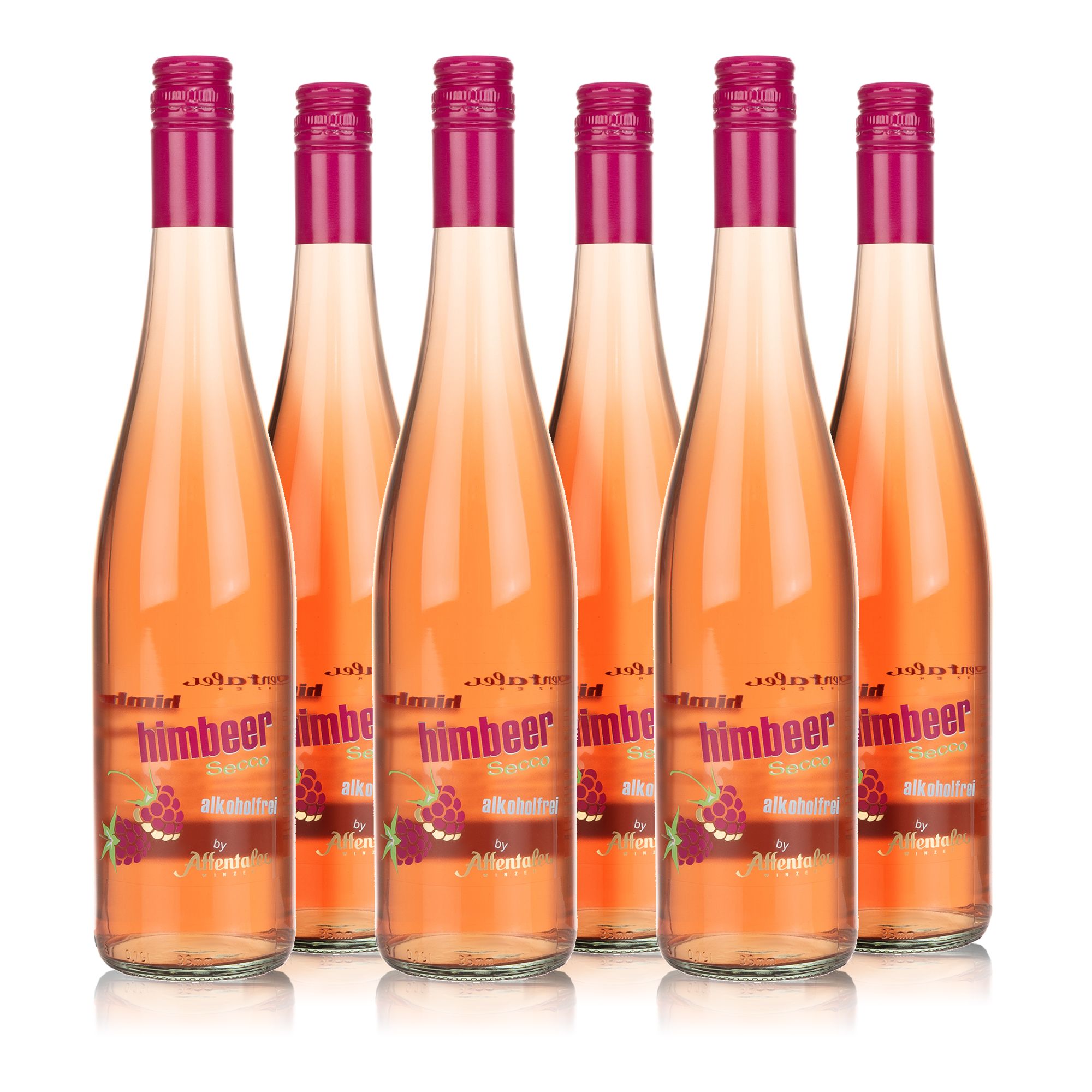 AFFENTALER WEIN Himbeer Secco fruchtig duftend 6 Flaschen à 0,75l exklusiv bei QVC