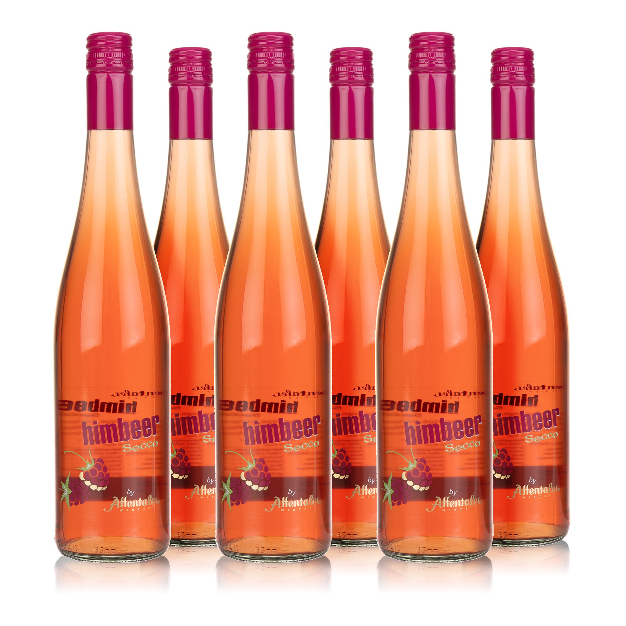 AFFENTALER WEIN Himbeer Secco fruchtig duftend 6 Flaschen à 0,75l exklusiv bei QVC