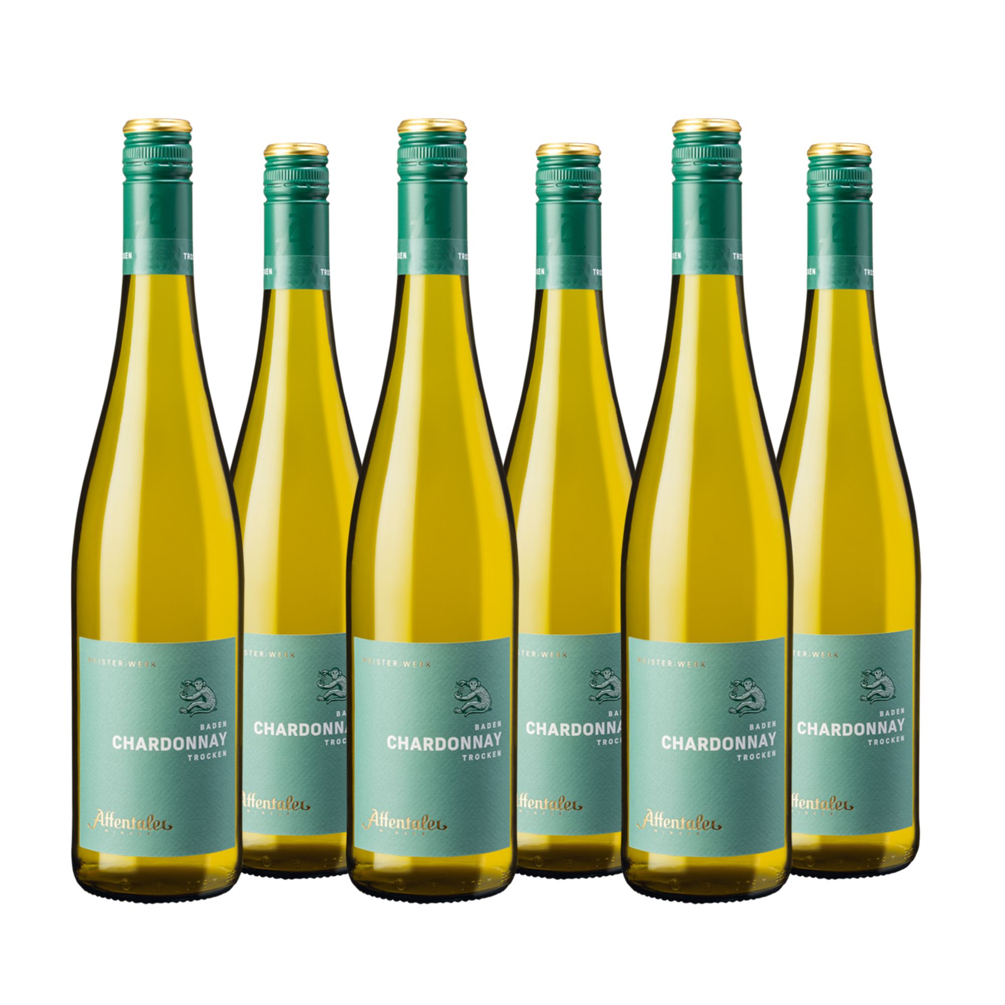AFFENTALER WEIN Chardonnay trocken JG 2025 exklusiv bei QVC Inhalt 6x 0,75l