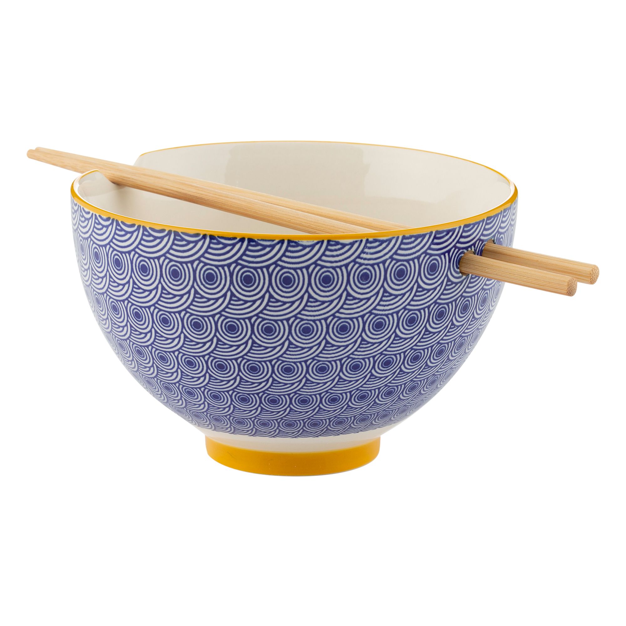 TYPHOON® Asia Nudelschüssel mit Stäbchen 24cm Schüssel 10x16cm
