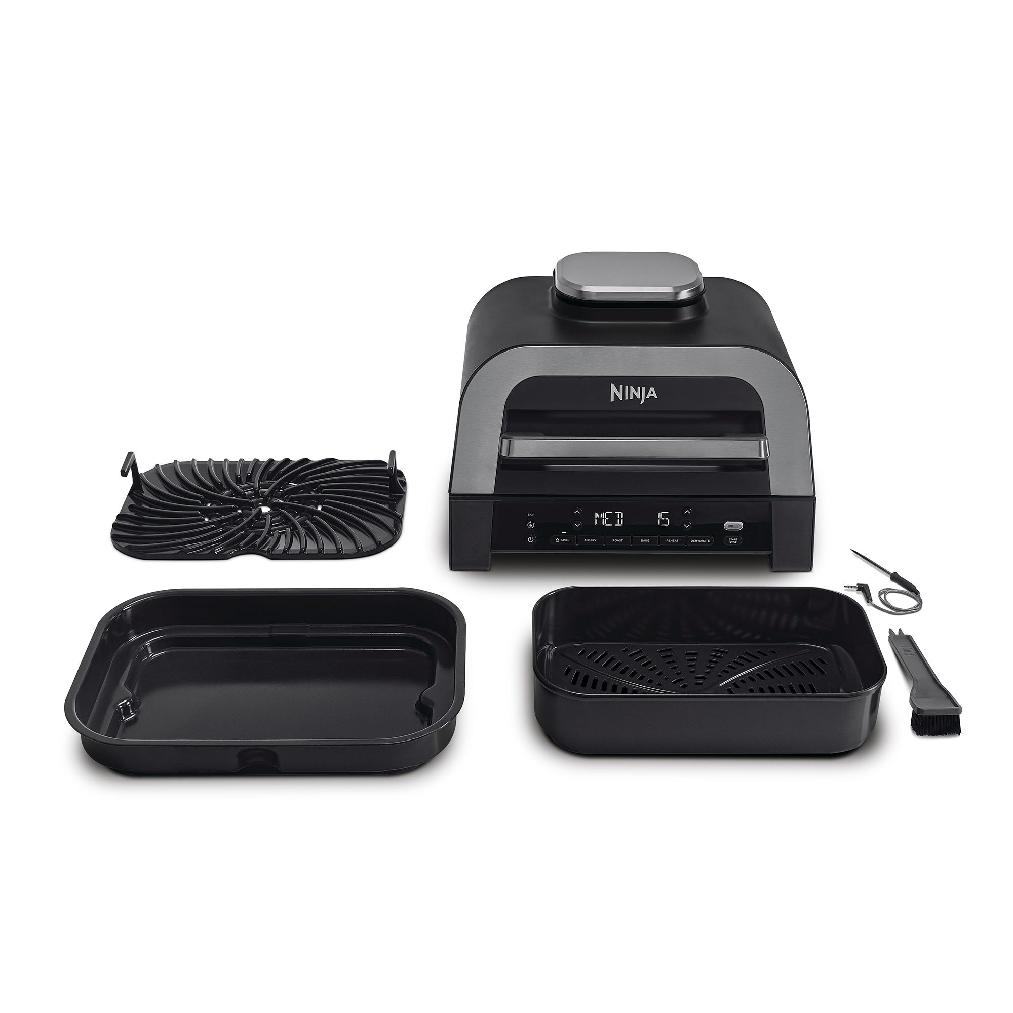 NINJA® DG551EU 6-in-1 MAX Grill und Heißluftfritteuse 6 Kochfunktionen