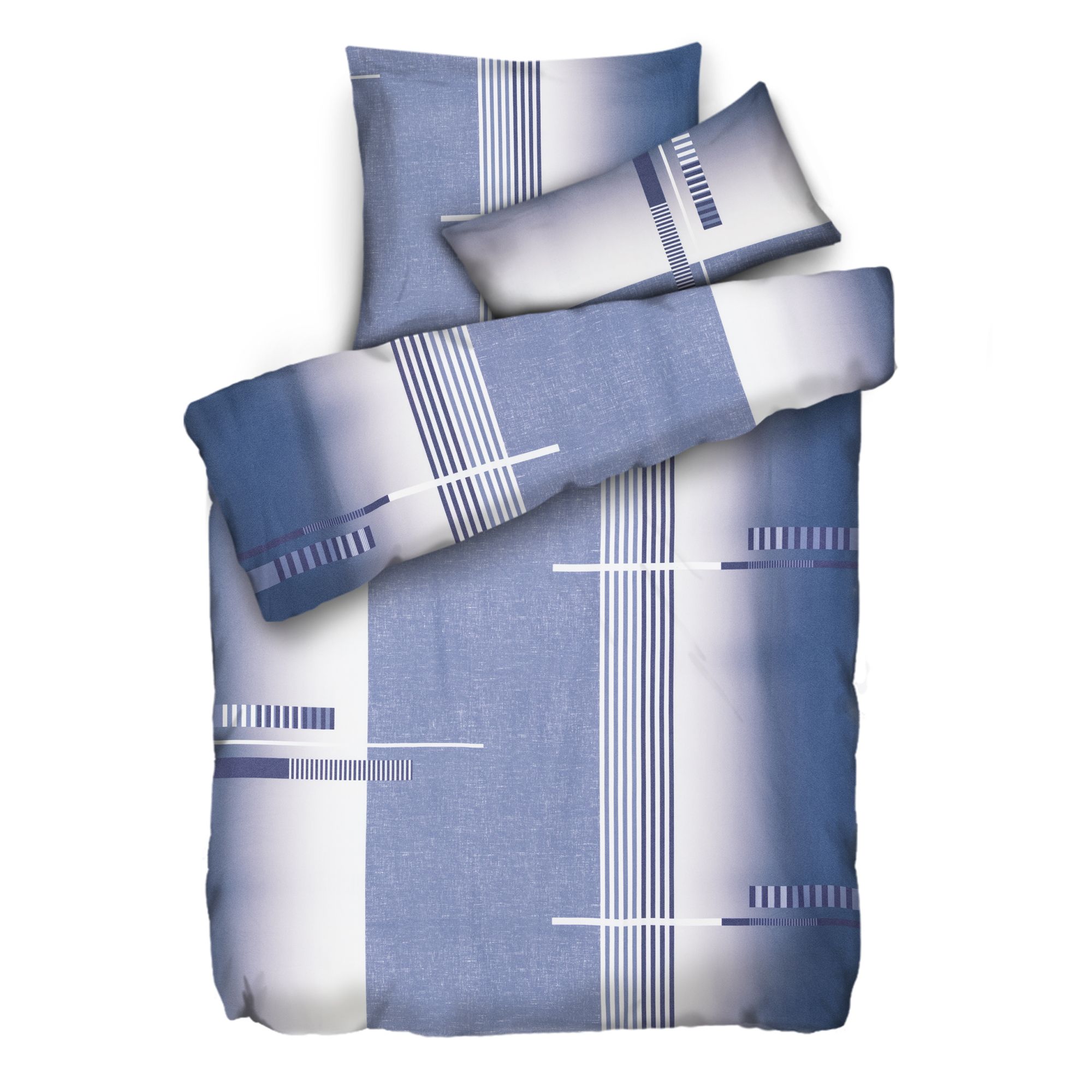 WINTERENGEL Premium Bettwäsche grafisch gesondert Mikrofaser Flanell Einzelbett, 3tlg.