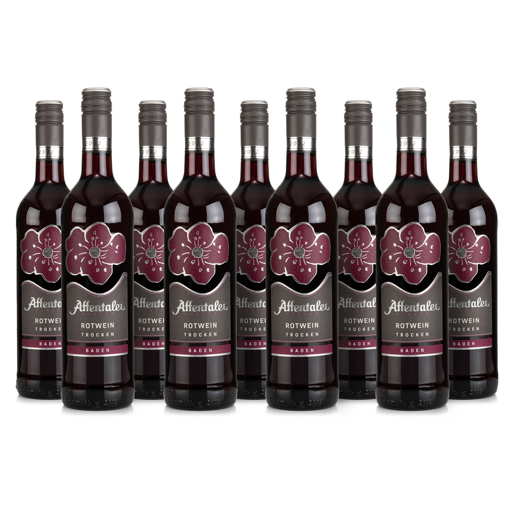 AFFENTALER WEIN Blütenedition gemischt oder sortenrein JG 23/24 Inhalt 9x 0,75l