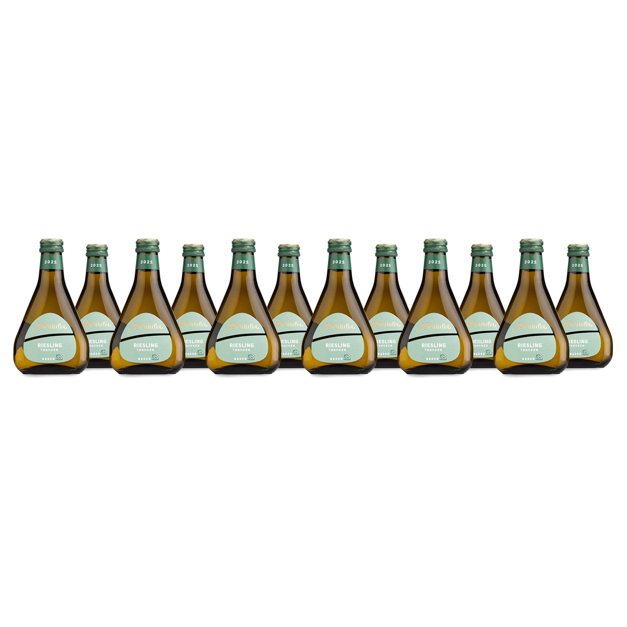 AFFENTALER WEIN Mini-Buddel 0,25l 12 Flaschen, JG 24/25 gemischt oder sortenrein