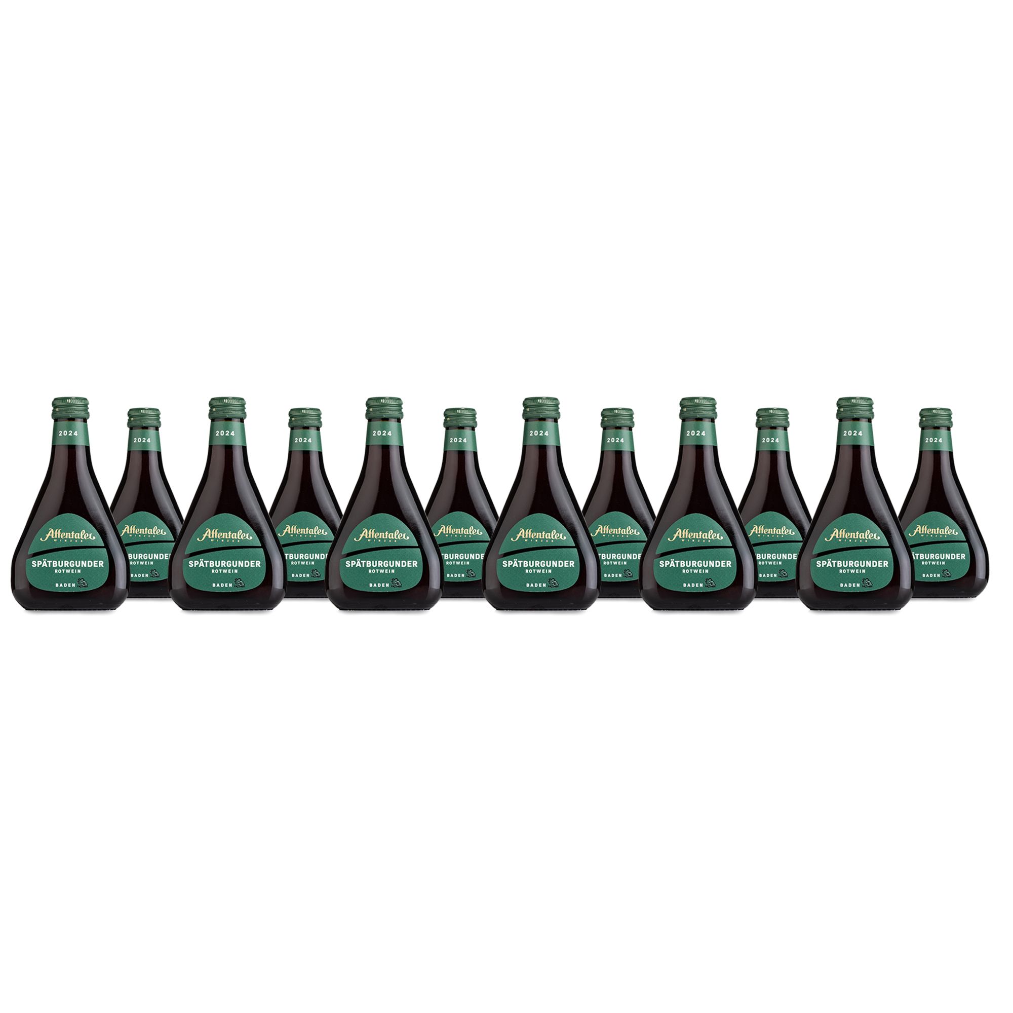 AFFENTALER WEIN Mini-Buddel 0,25l 12 Flaschen, JG 24/25 gemischt oder sortenrein