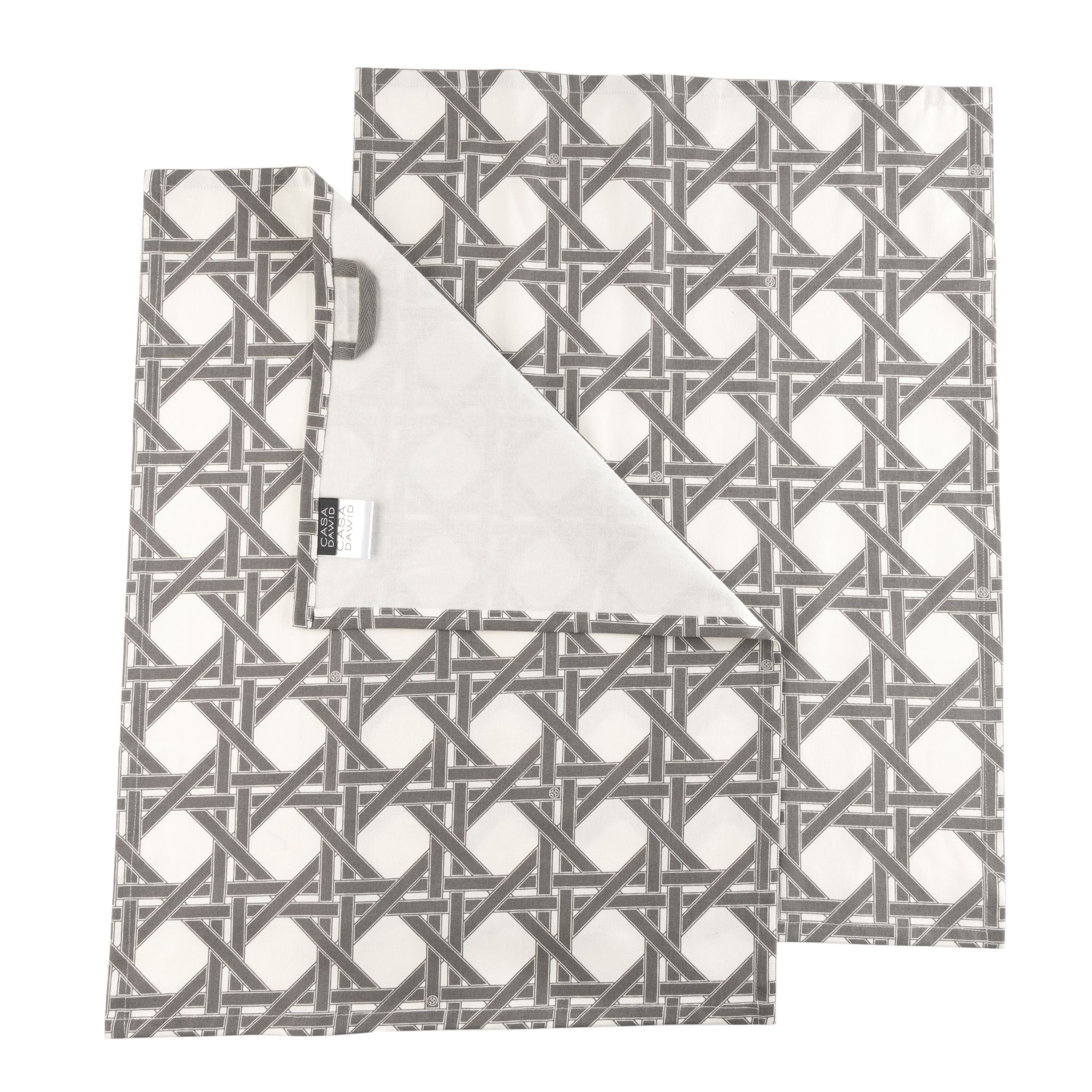 CASA DAWID by Dawid Tomaszewski 2 Geschirrtücher 100% Baumwolle ca. 45x60cm