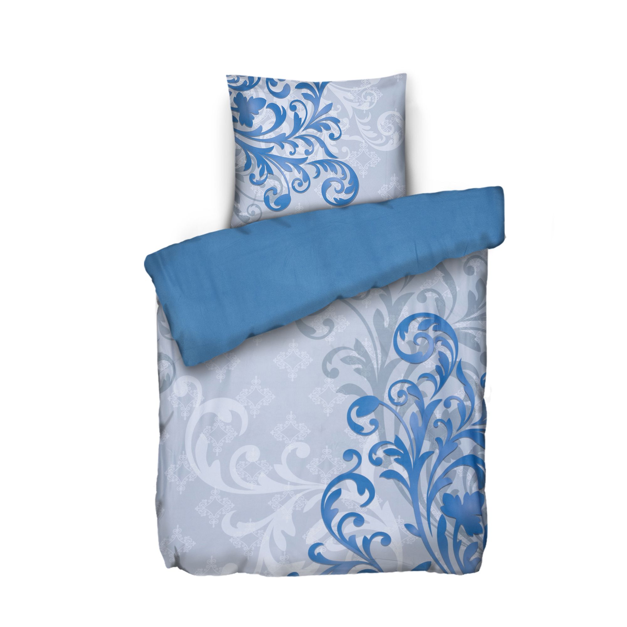 WINTERENGEL Bettwäsche Kunstblumenwiesen Mikrofaser Flanell Einzelbett, 2tlg.