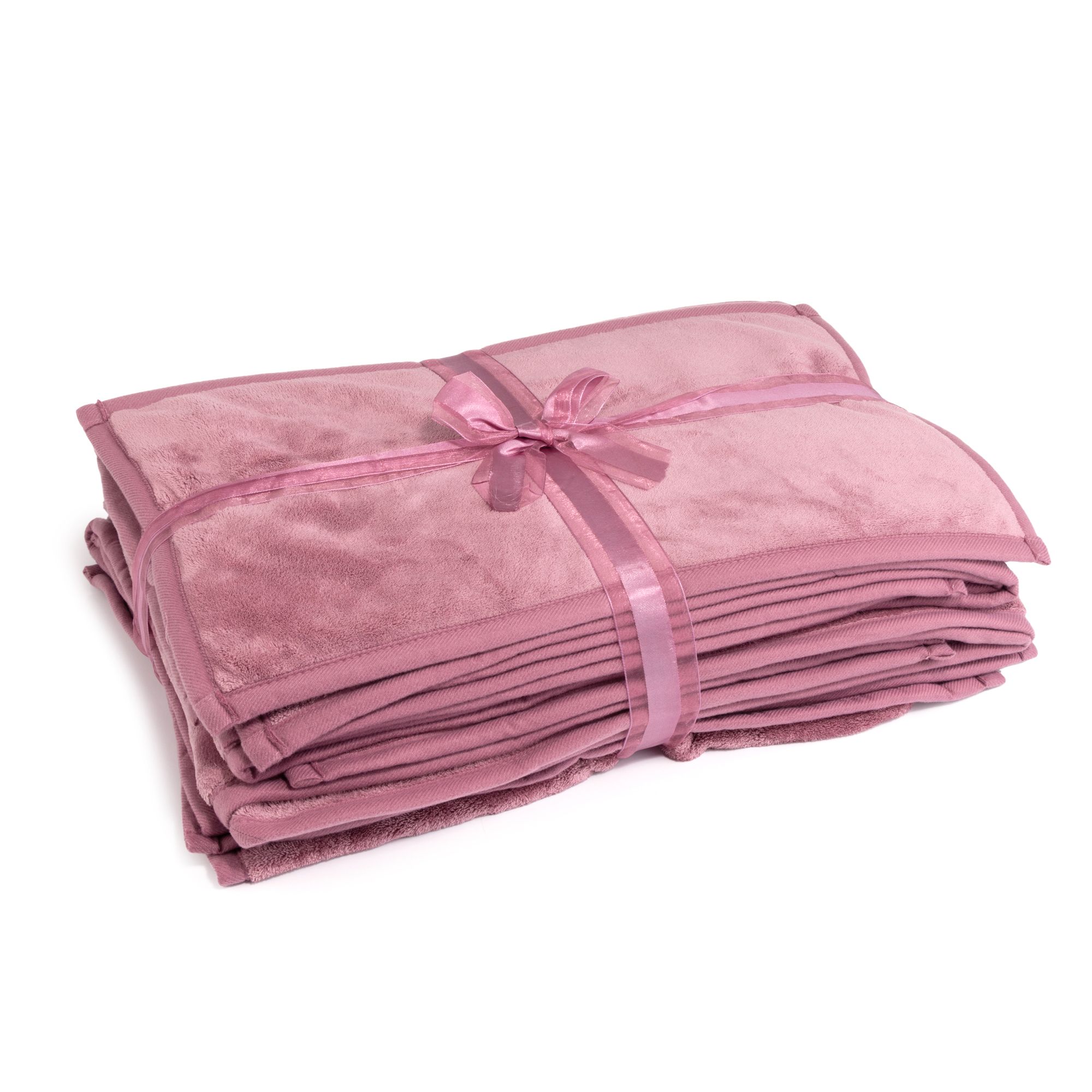 MONT CHALET Handtuch-Set uni MF Kuschelplüsch Chinchilla Fell,8tlg.