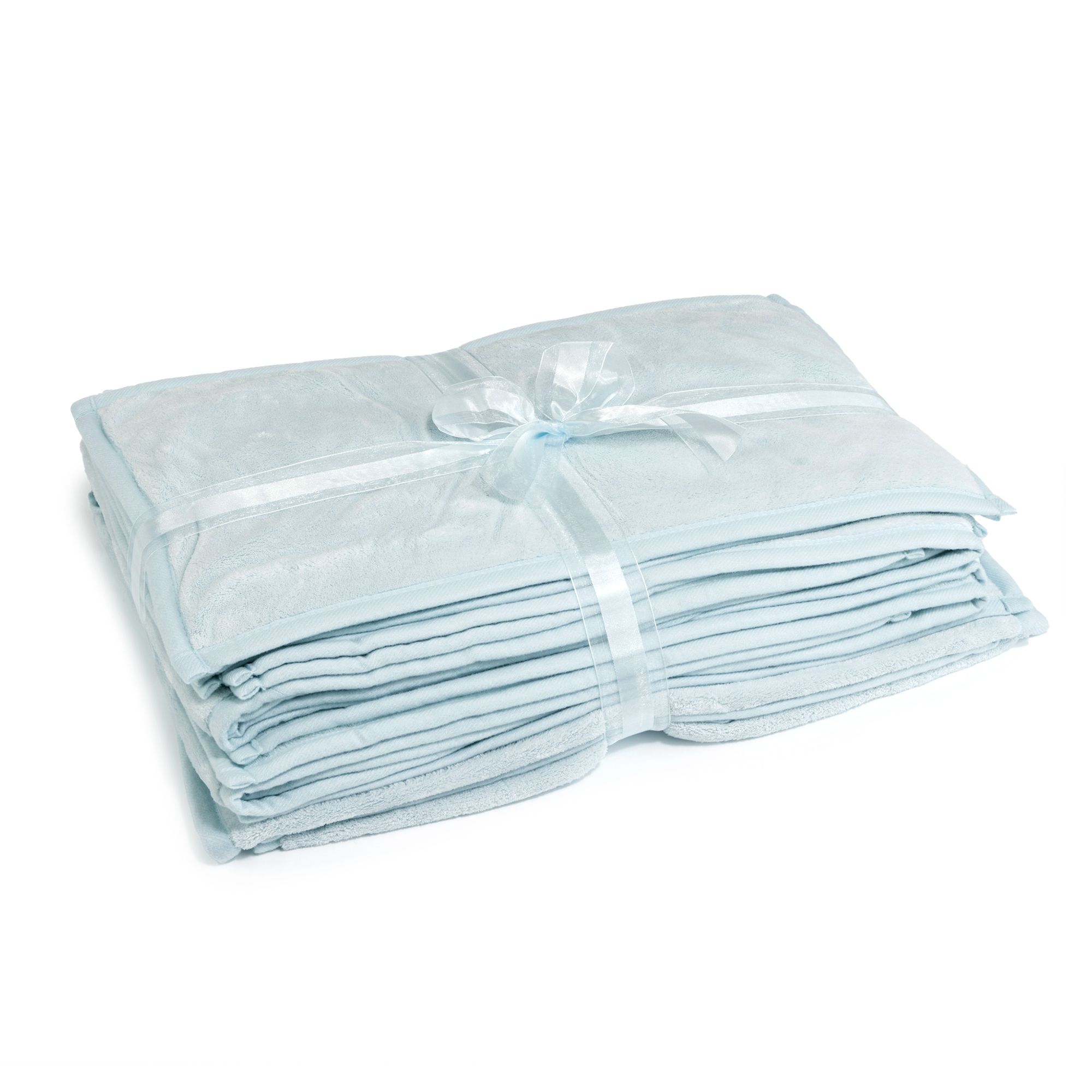 MONT CHALET Handtuch-Set uni MF Kuschelplüsch Chinchilla Fell,8tlg.