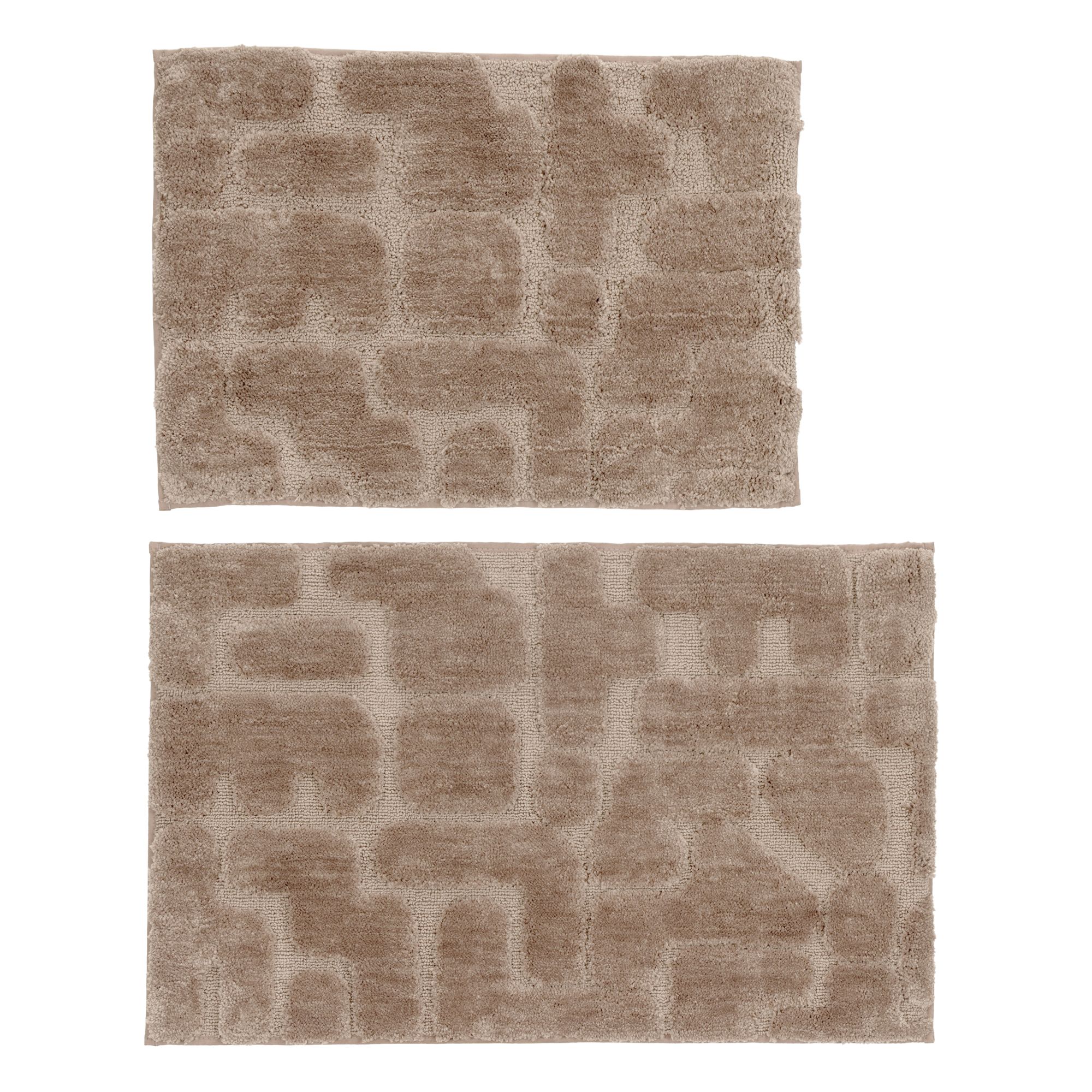 CASA FONDO 2 Fußmatten Hoch-/Tiefstruktur HeiQ-Ausrüstung Samt-Paspel