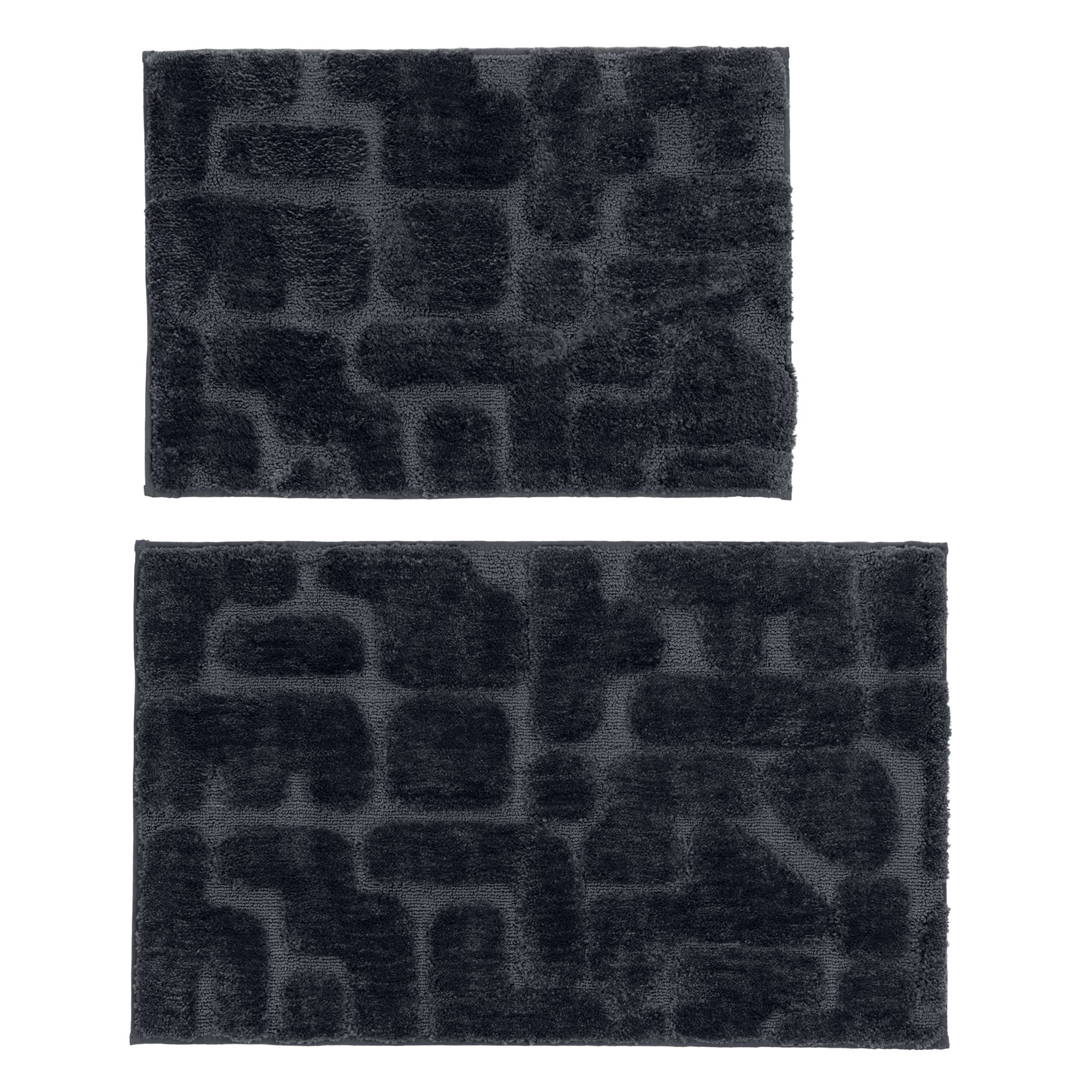 CASA FONDO 2 Fußmatten Hoch-/Tiefstruktur HeiQ-Ausrüstung Samt-Paspel