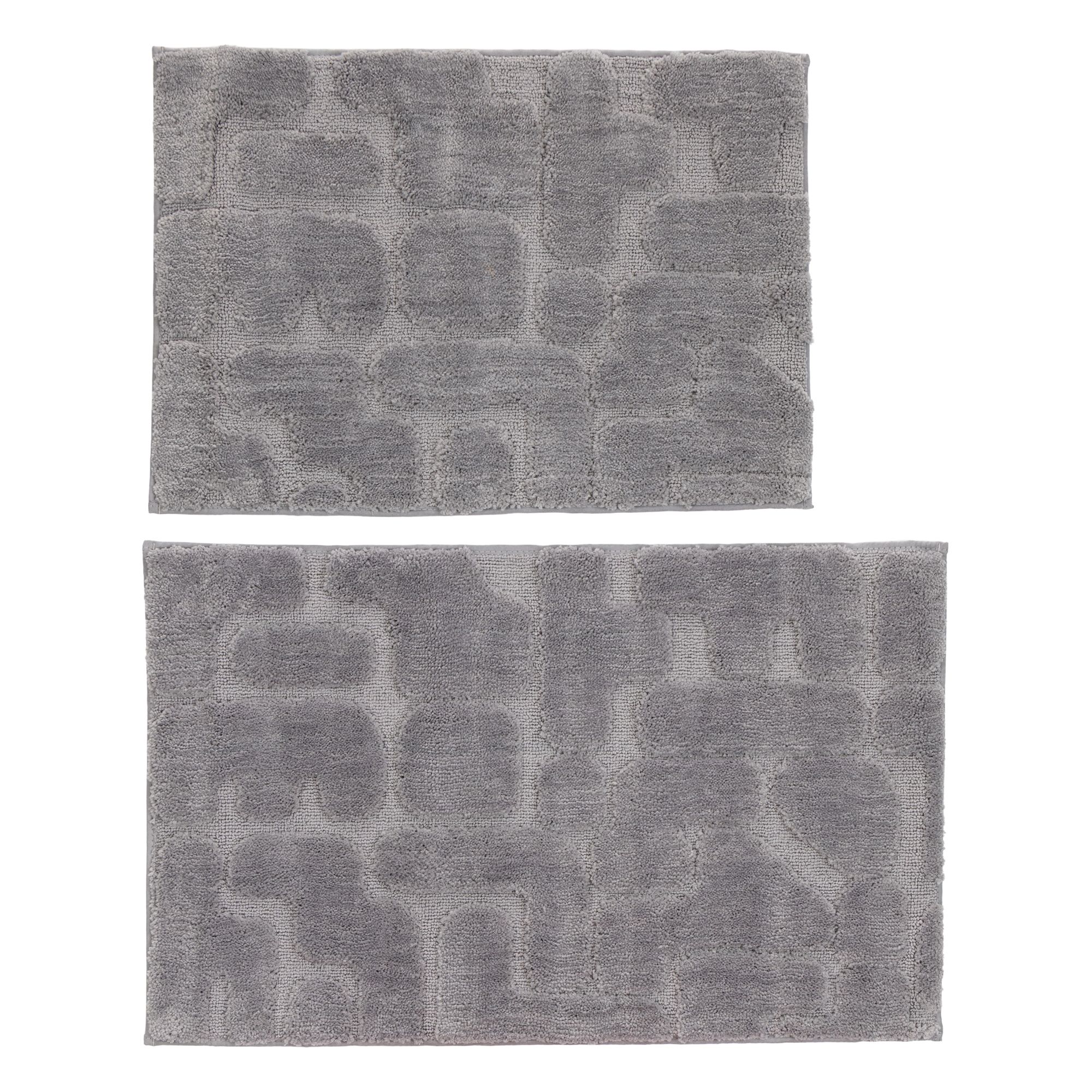 CASA FONDO 2 Fußmatten Hoch-/Tiefstruktur HeiQ-Ausrüstung Samt-Paspel