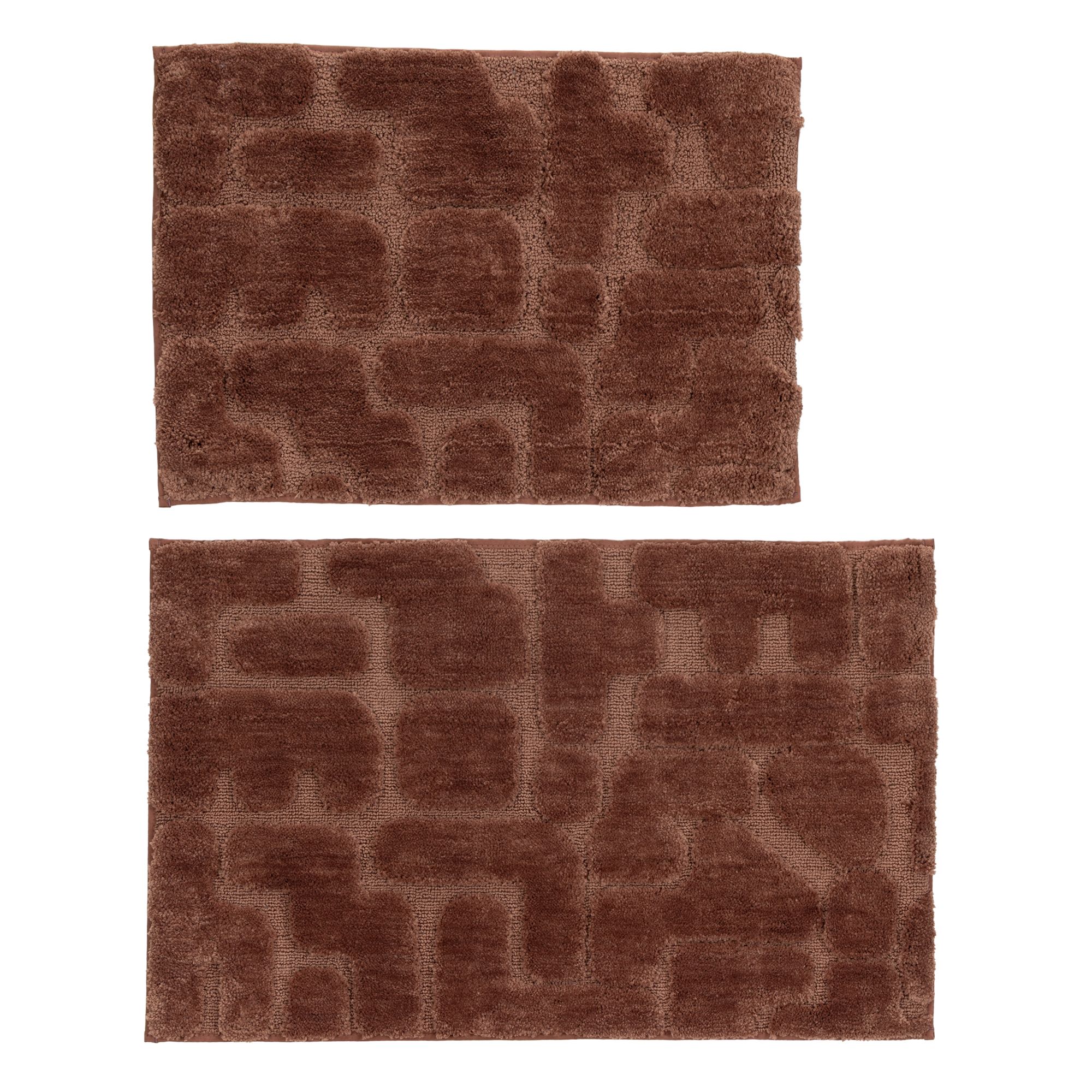 CASA FONDO 2 Fußmatten Hoch-/Tiefstruktur HeiQ-Ausrüstung Samt-Paspel