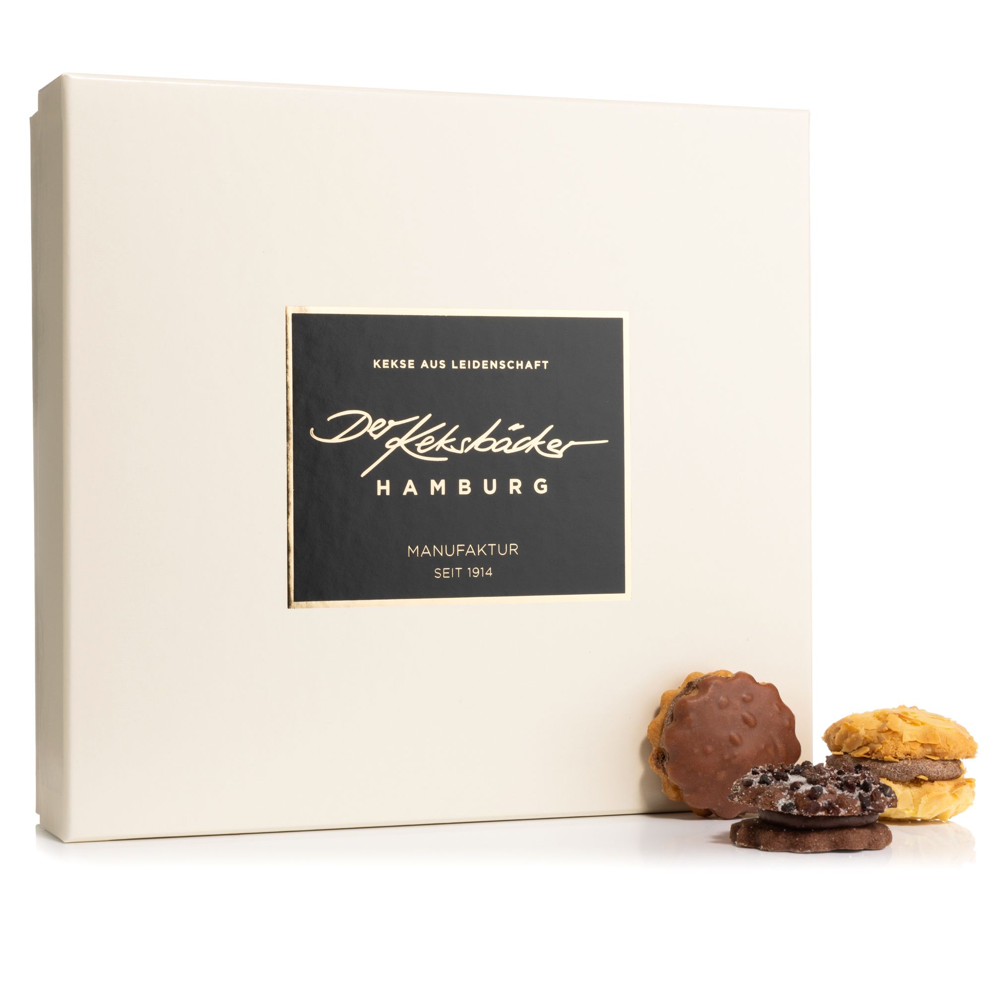 DER KEKSBÄCKER Feines Gebäck Auszeit-Mischung 4 versch. Sorten Inhalt 500g