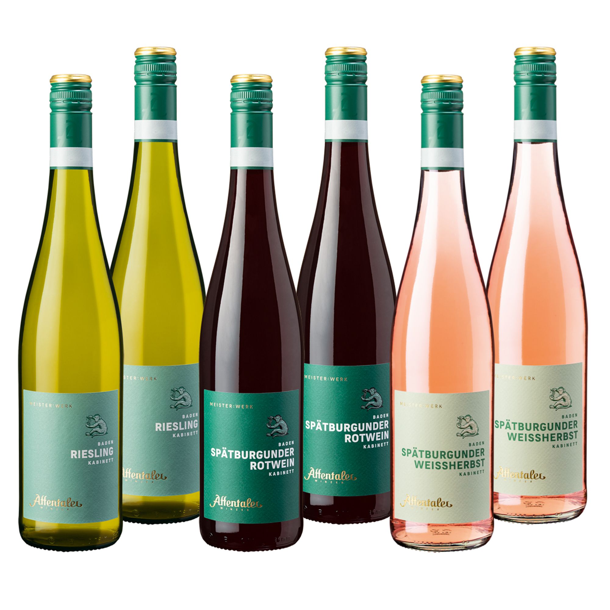 AFFENTALER WEIN Kabinett-Weine lieblich JG 2023-2025 Inhalt 6x 0,75l