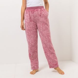MONT CHALET Damen-Hose Jacquard-Design Mikrofaser Chinchilla Taschen