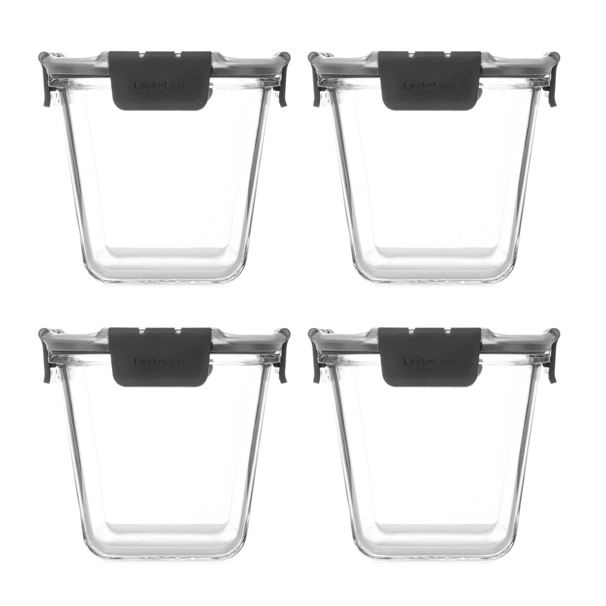 B-Ware LocknLock Vorratsdosen aus Glas 4x 950ml