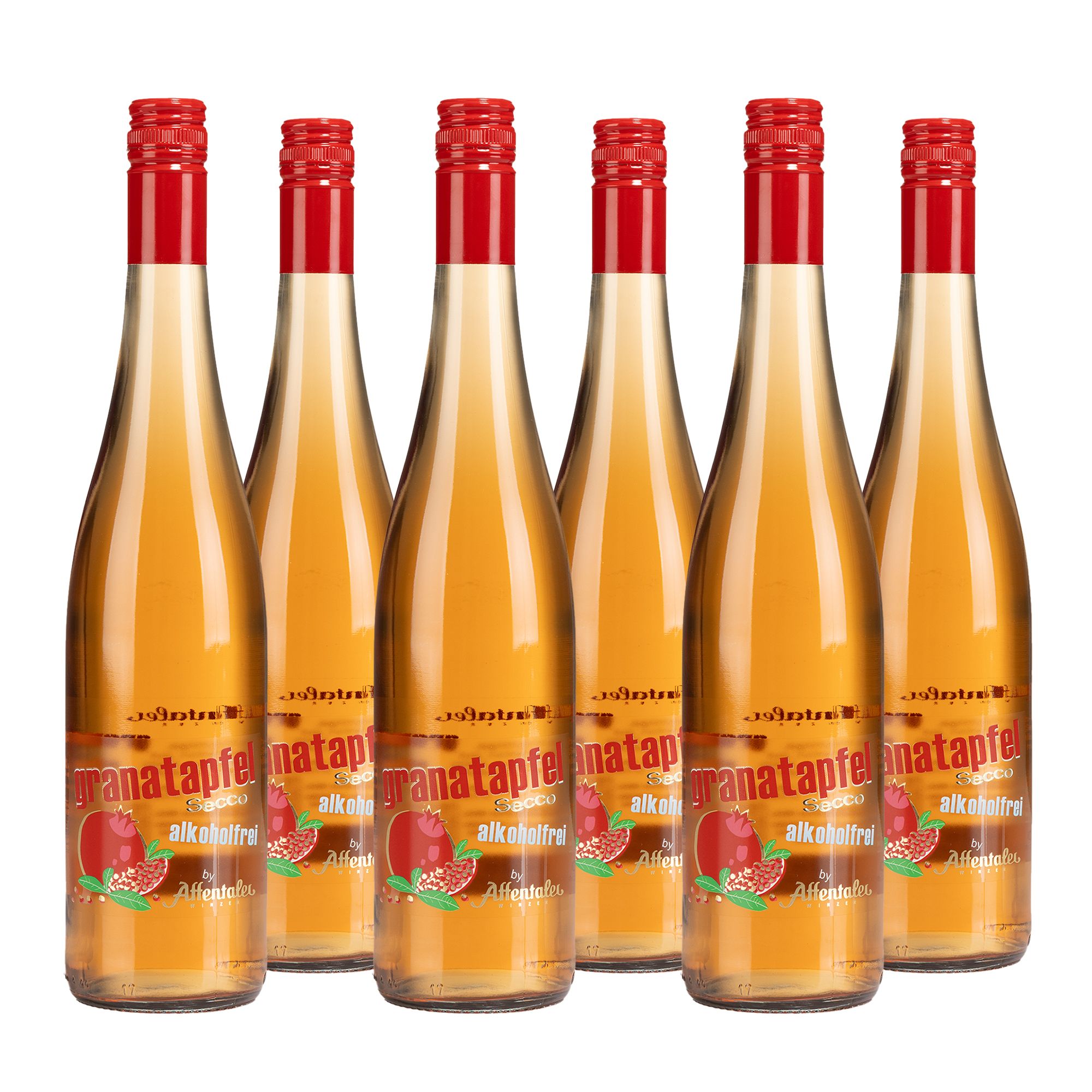 AFFENTALER WEIN Granatapfel Secco frisch & fruchtig 6 Flaschen à 0,75l exklusiv bei QVC