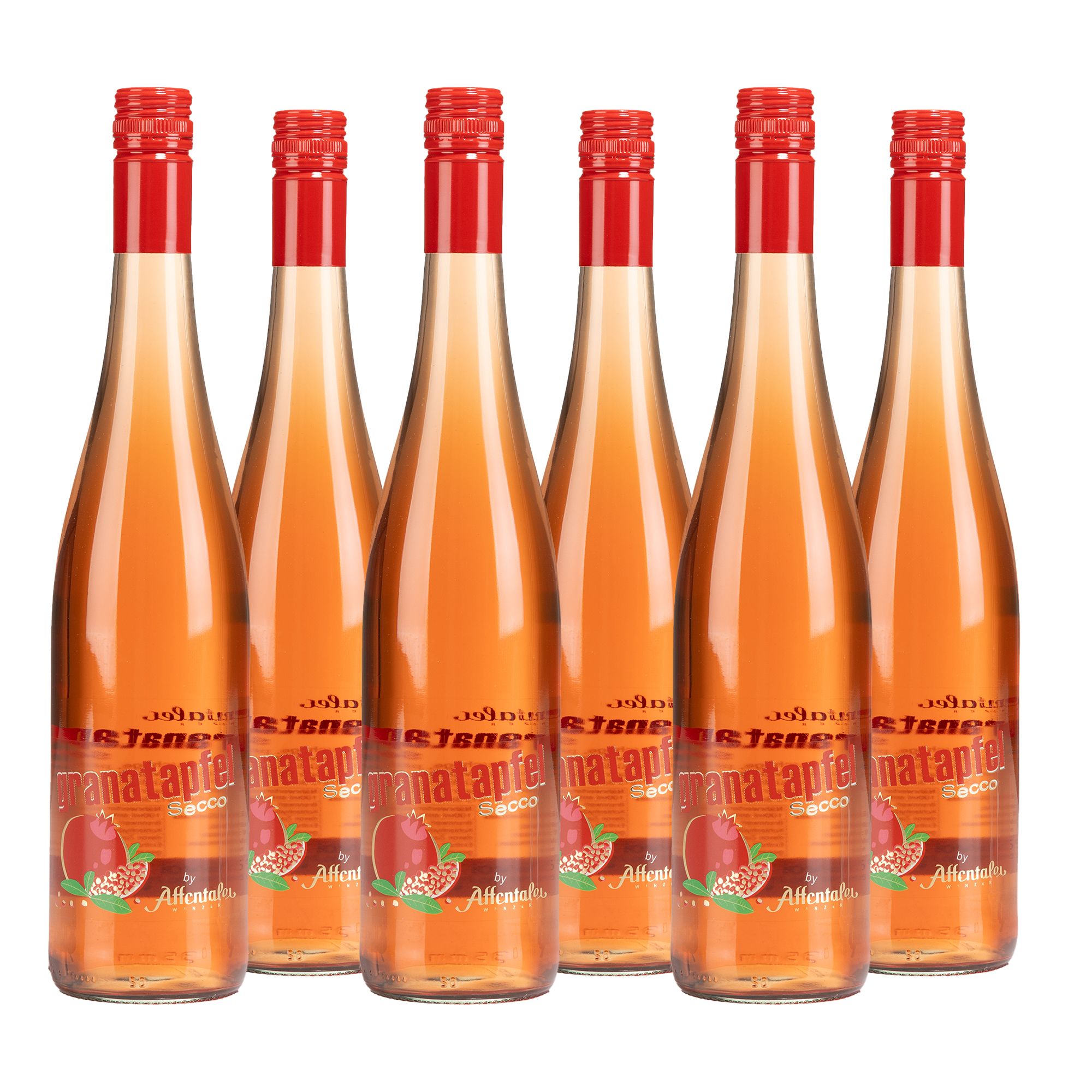 AFFENTALER WEIN Granatapfel Secco frisch & fruchtig 6 Flaschen à 0,75l exklusiv bei QVC