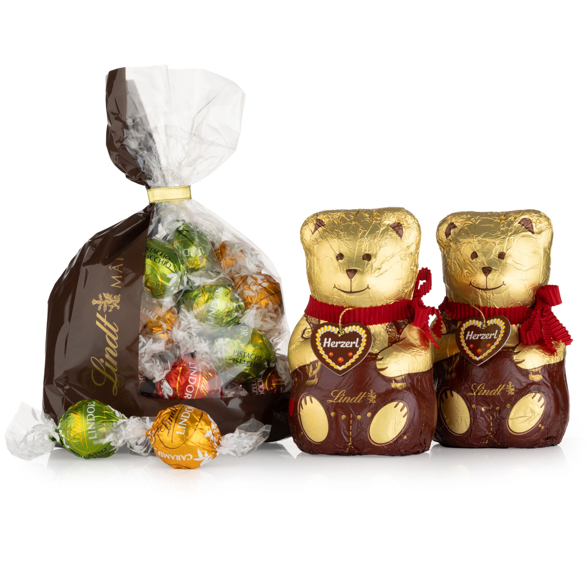LINDT Wiesn Zeit trifft Lindor 5 versch. Sorten Inhalt 548g, 30 Stk.