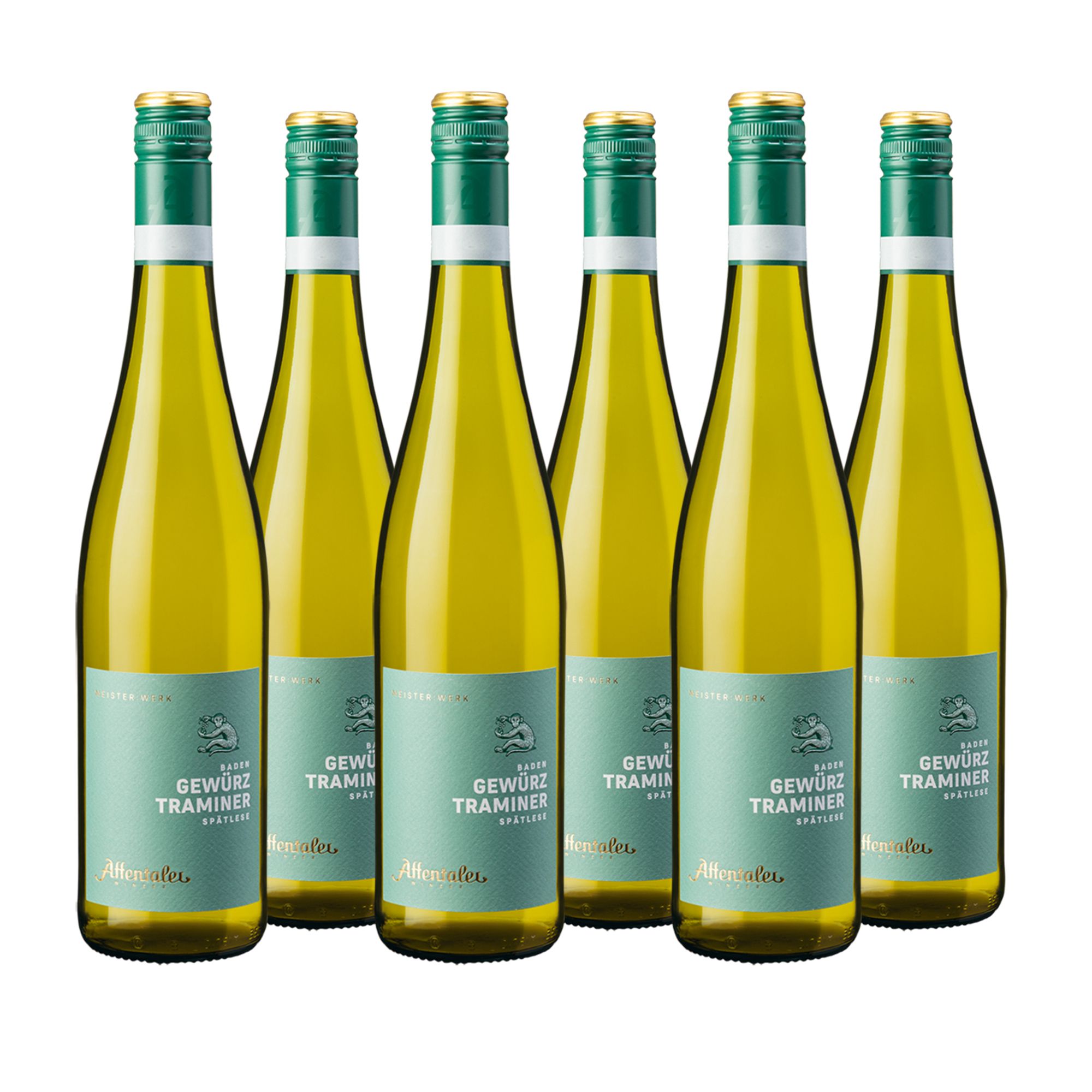 AFFENTALER WEIN Gewürztraminer Spätlese lieblich JG 2025 Inhalt 6x 0,75l