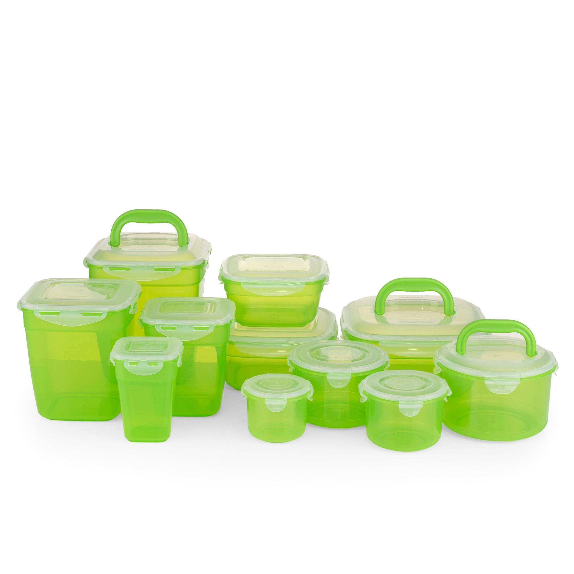LocknLock 11 Frischhaltedosen nestbar 380ml-5,7L Gesamtvolumen 24,32L