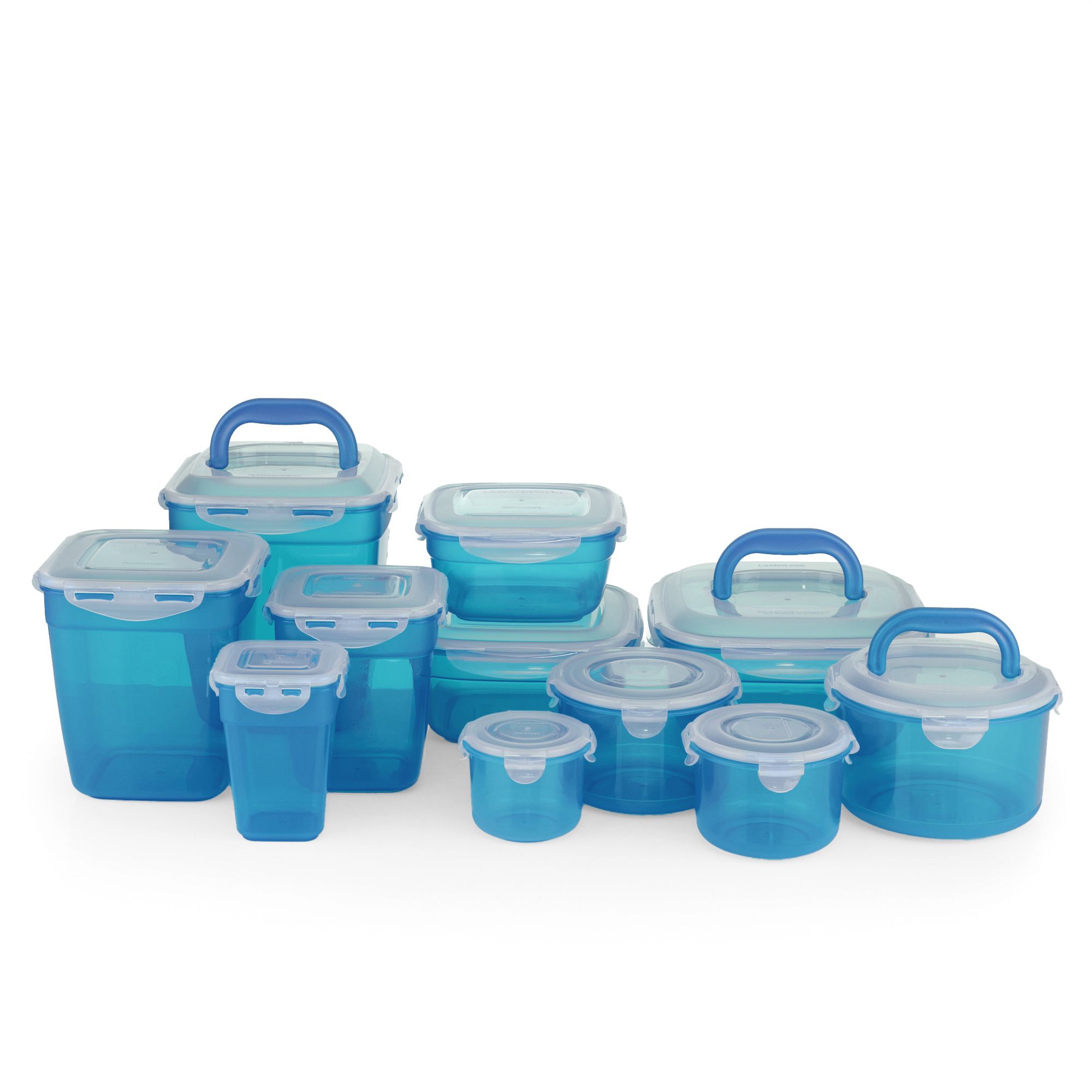 LocknLock 11 Frischhaltedosen nestbar 380ml-5,7L Gesamtvolumen 24,32L