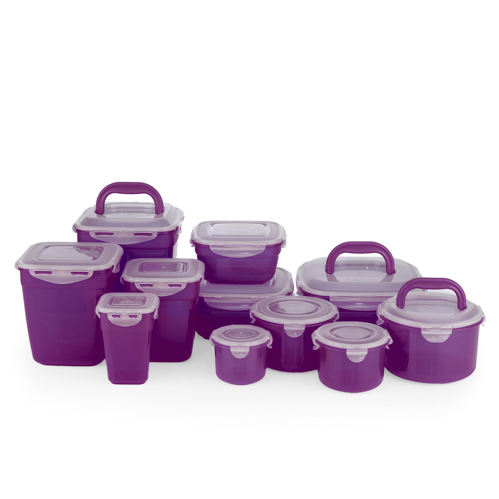 LocknLock 11 Frischhaltedosen nestbar 380ml-5,7L Gesamtvolumen 24,32L