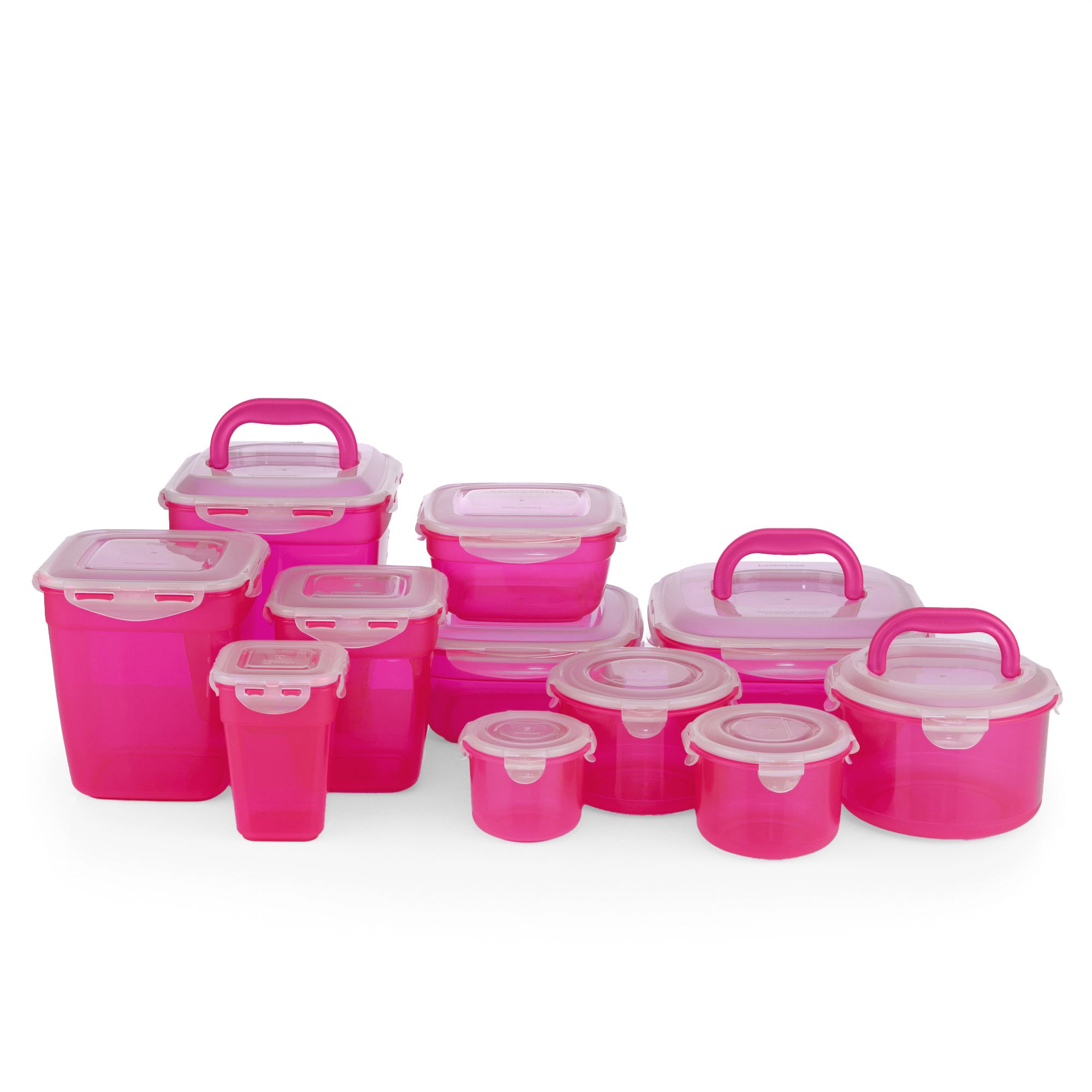 LocknLock 11 Frischhaltedosen nestbar 380ml-5,7L Gesamtvolumen 24,32L