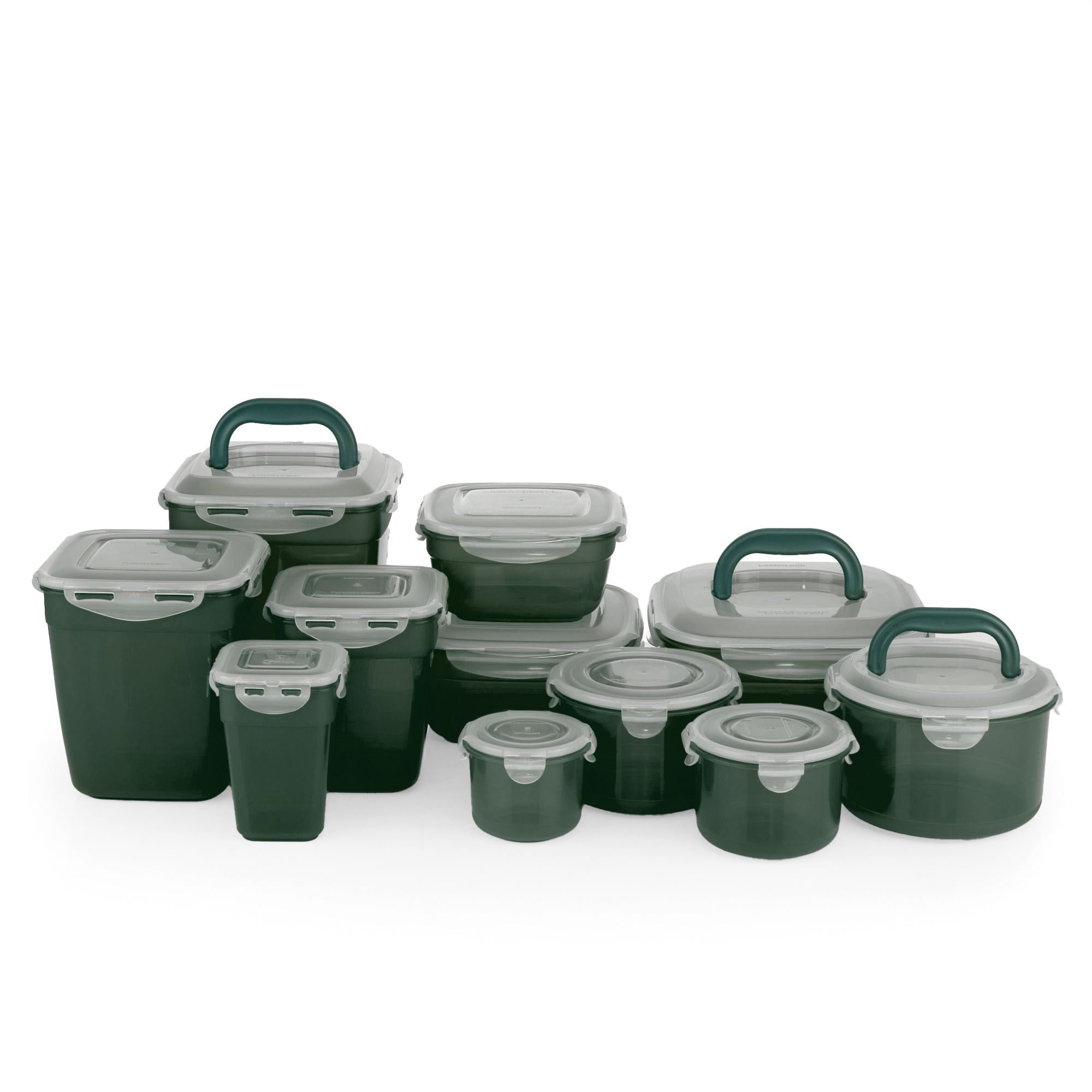 LocknLock 11 Frischhaltedosen nestbar 380ml-5,7L Gesamtvolumen 24,32L