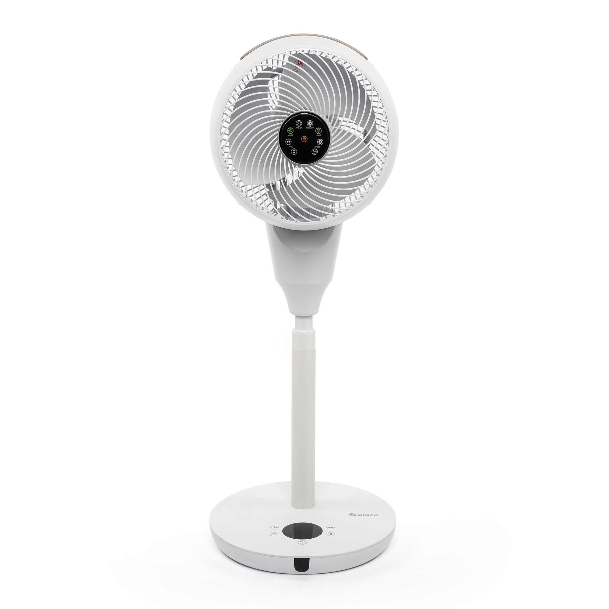 MEACO Standventilator Höhenverstellbar mit Magnetbefestigung inkl. Fernbedienung