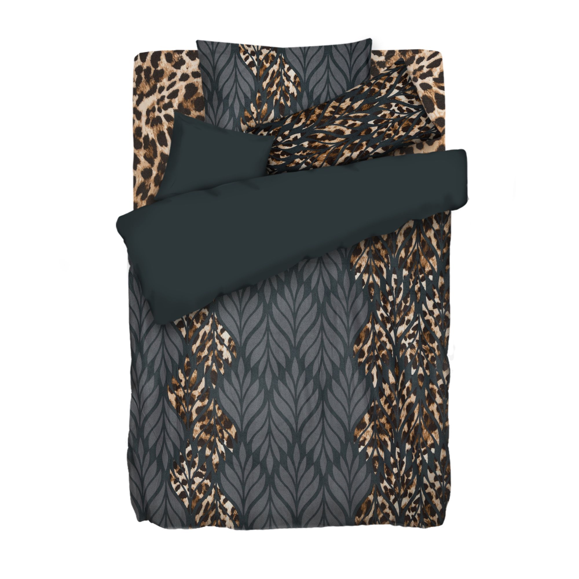 WINTERENGEL Wendebettwäsche Designauswahl Mikrofaser Flanell Einzelbett, 5tlg.