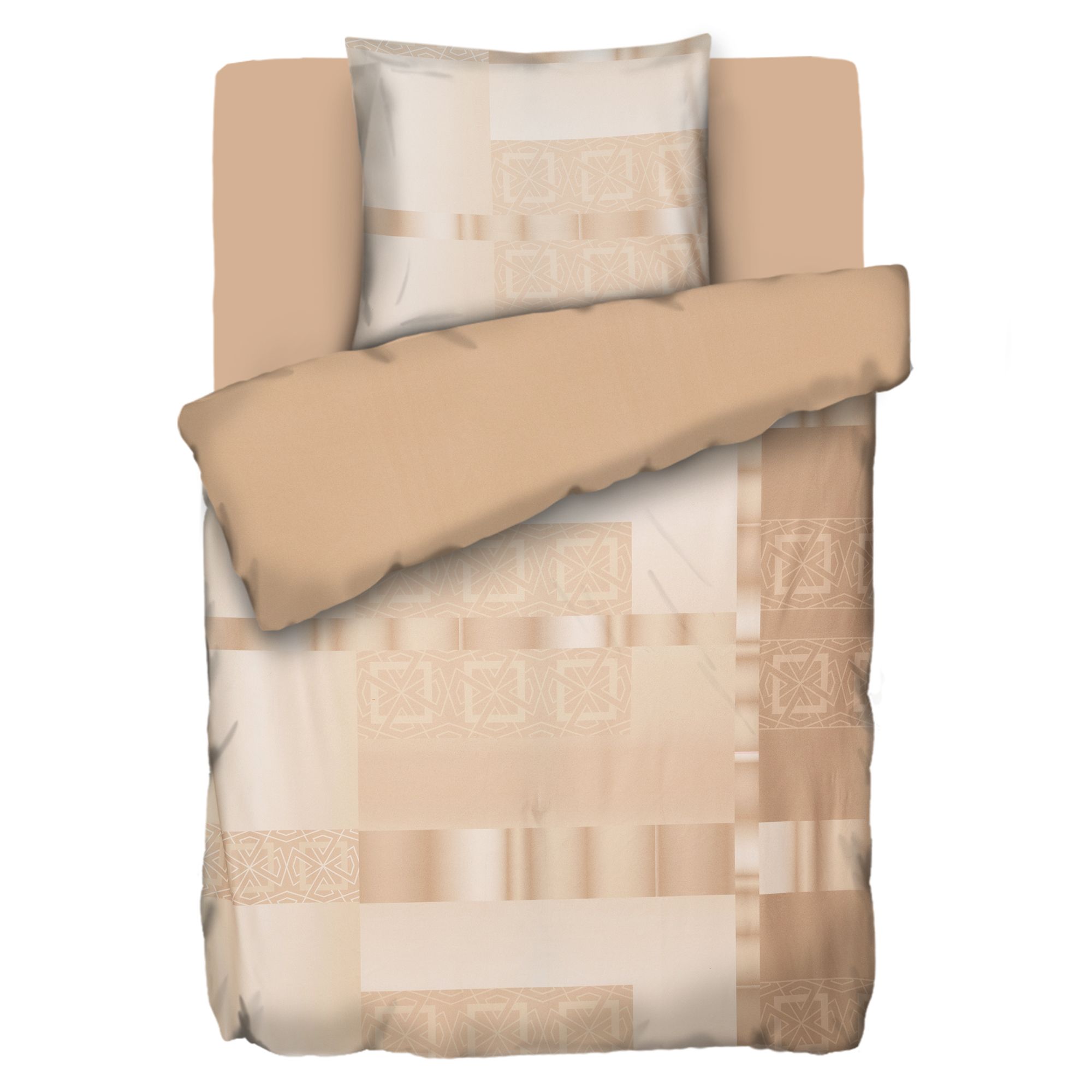 WINTERENGEL Wendebettwäsche Mustermix Mikrofaser Flanell Einzelbett, 3tlg.