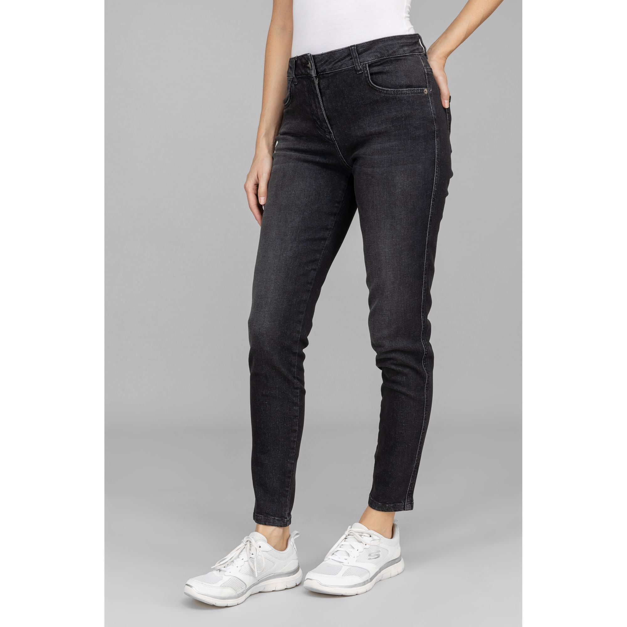 B-Ware STUDIO UNIQUE® Jeanshose 4-Pocket-Style 98% Bio-Baumwolle