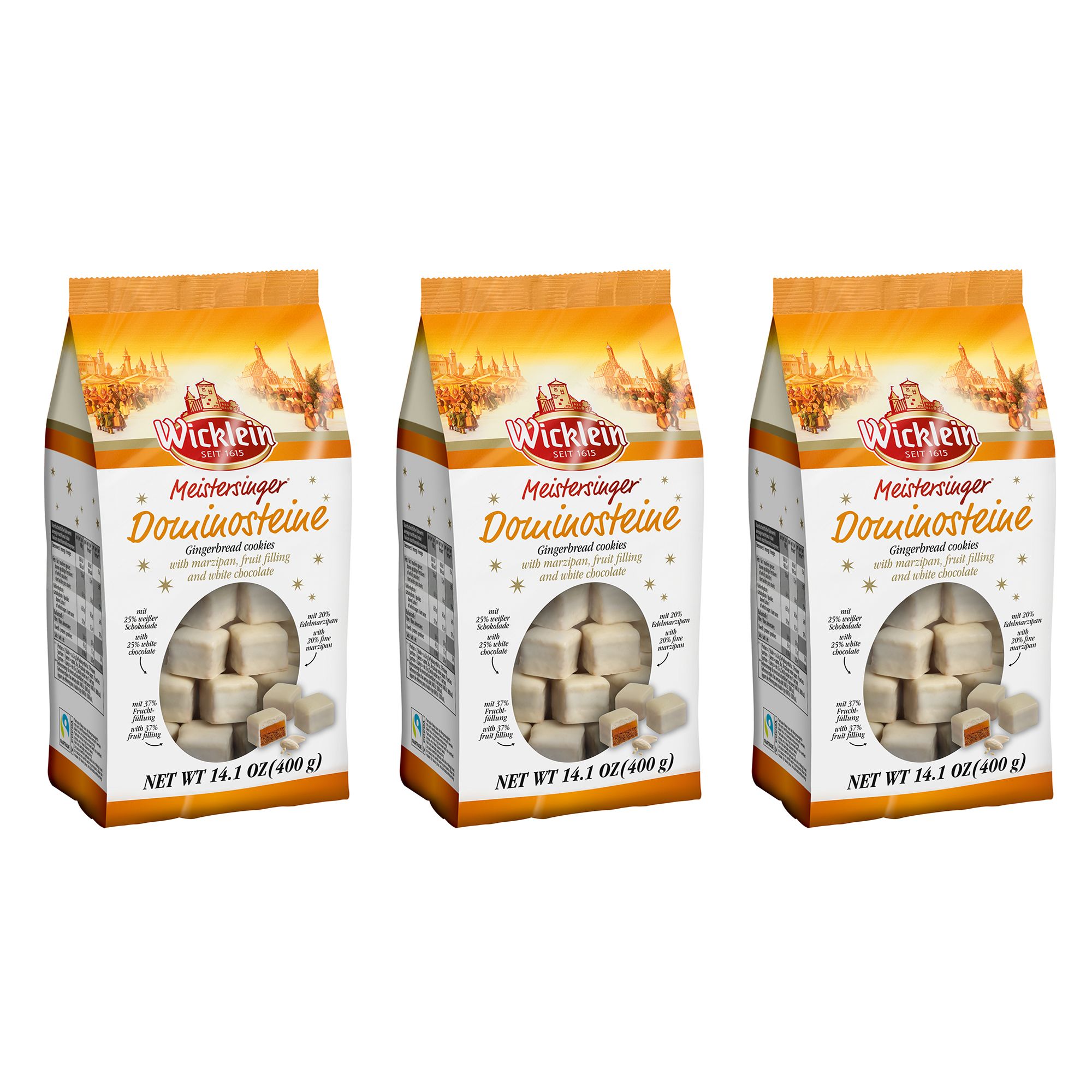 WICKLEIN Dominosteine sortenrein oder gemischt Inhalt 1.200g