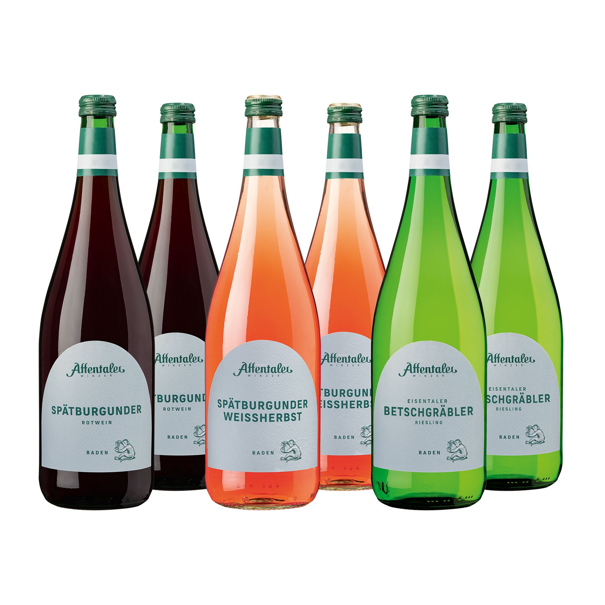 AFFENTALER WEIN Literweine gemischt oder sortenrein JG 2024/25 Inhalt 6x 1 Liter