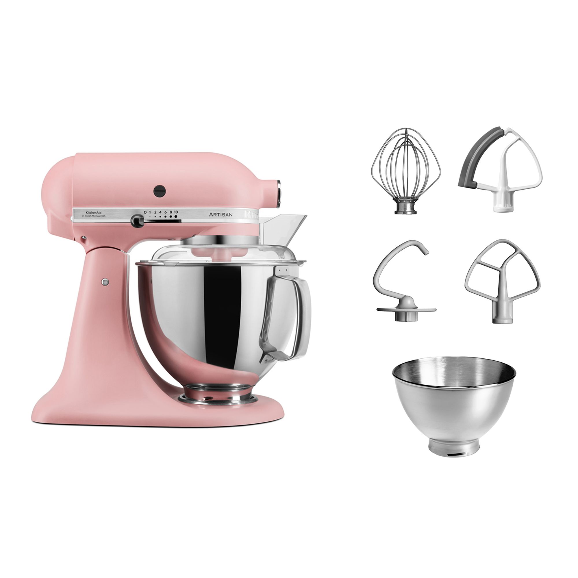 KITCHENAID® Artisan KSM175 Küchenmaschine 4,8L Fassungsvermögen 5 Jahre Garantie