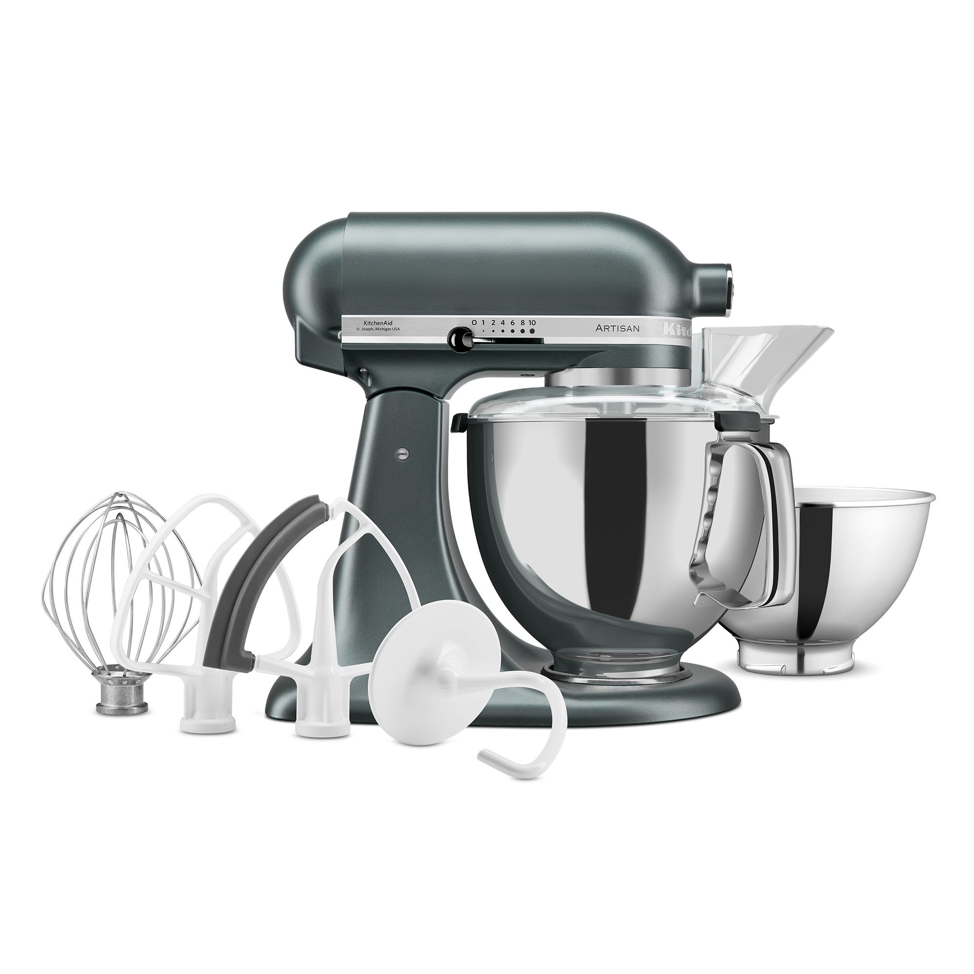 KITCHENAID® Artisan KSM175 Küchenmaschine 4,8L Fassungsvermögen 5 Jahre Garantie