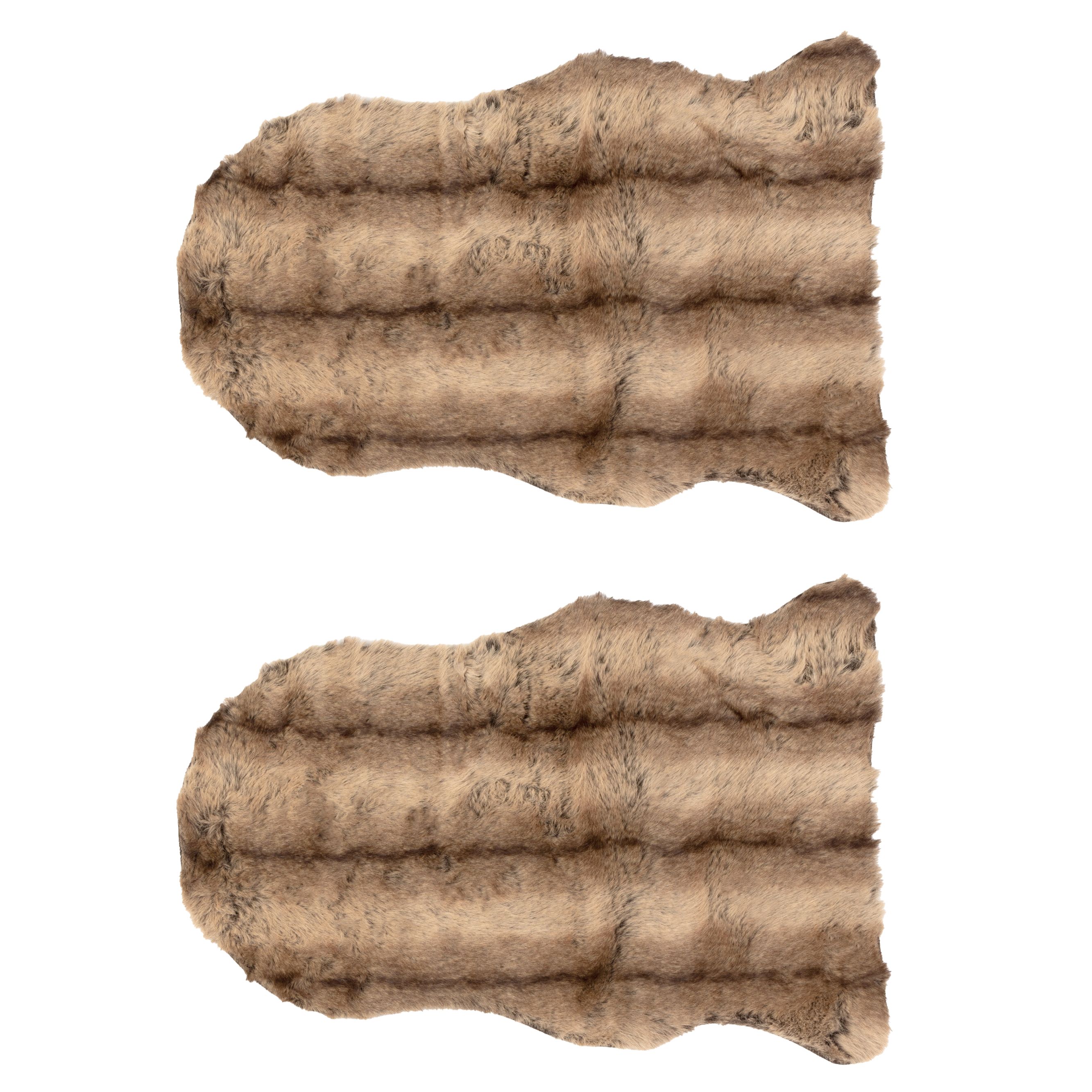 MONT CHALET 2 Dekofelle Webpelz-Fellimitat rutschfest waschbar, ca. 60x90cm