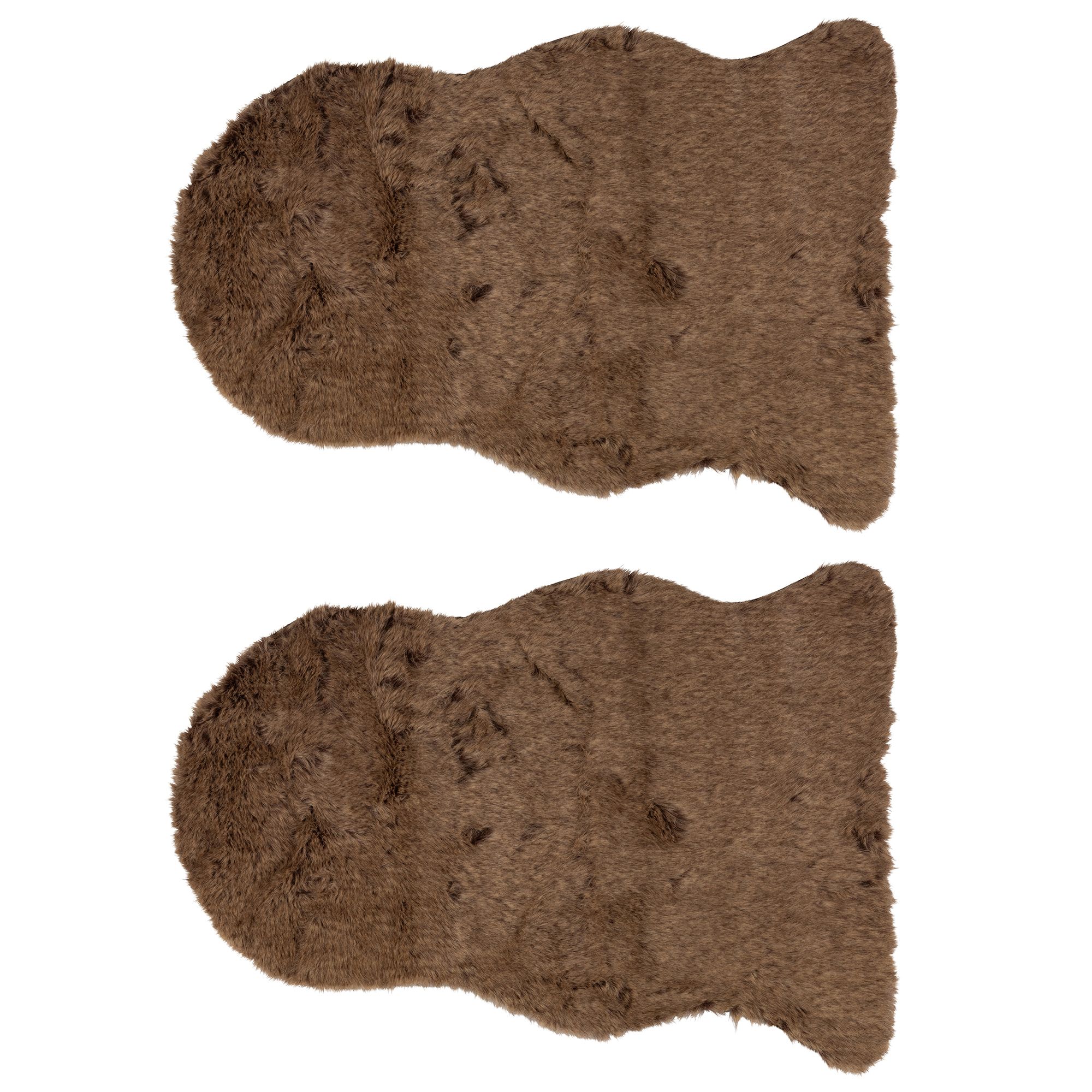 MONT CHALET 2 Dekofelle Webpelz-Fellimitat rutschfest waschbar, ca. 60x90cm