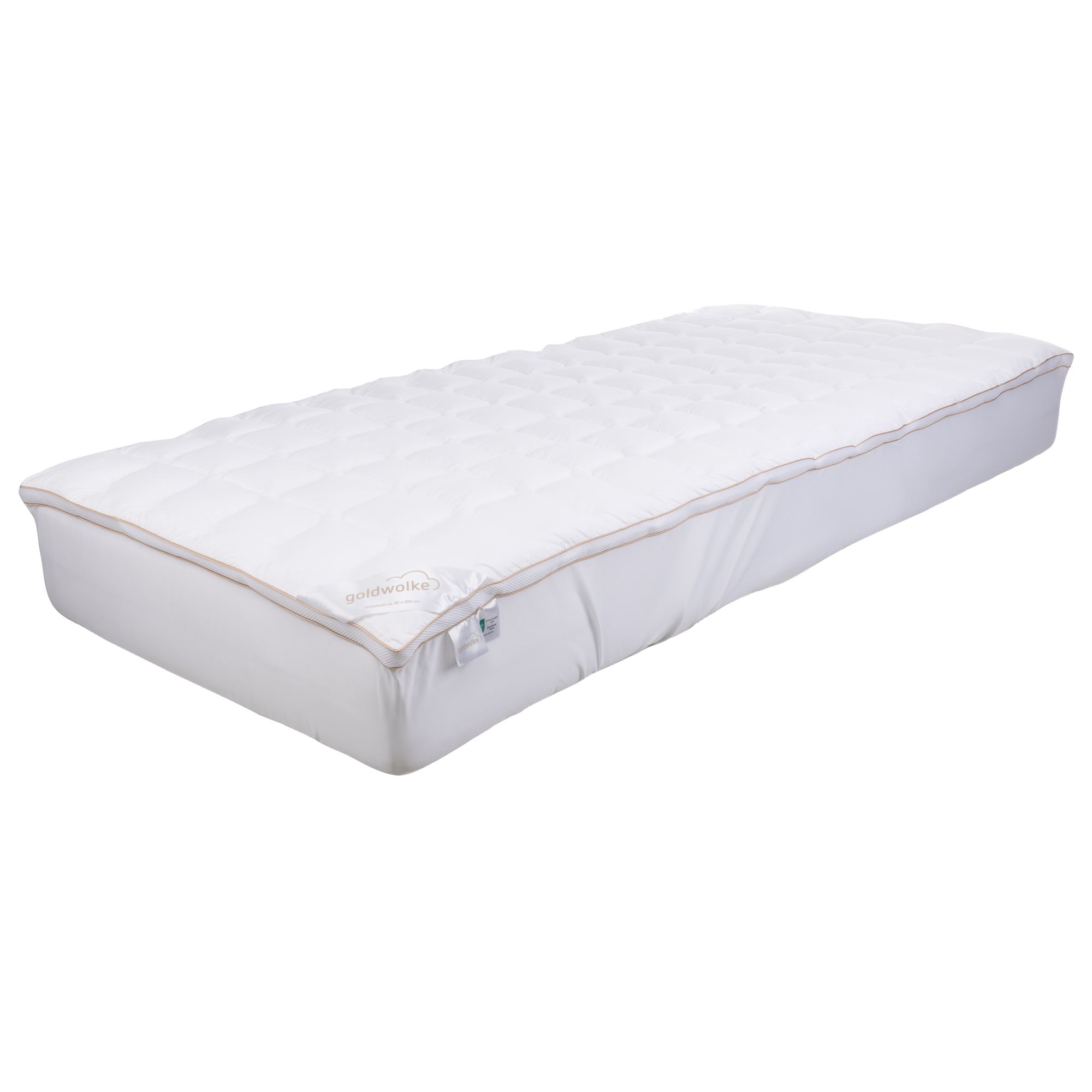 GOLDWOLKE Unterbett HeiQ Allergen neue Füllung f.Allergiker geeignet