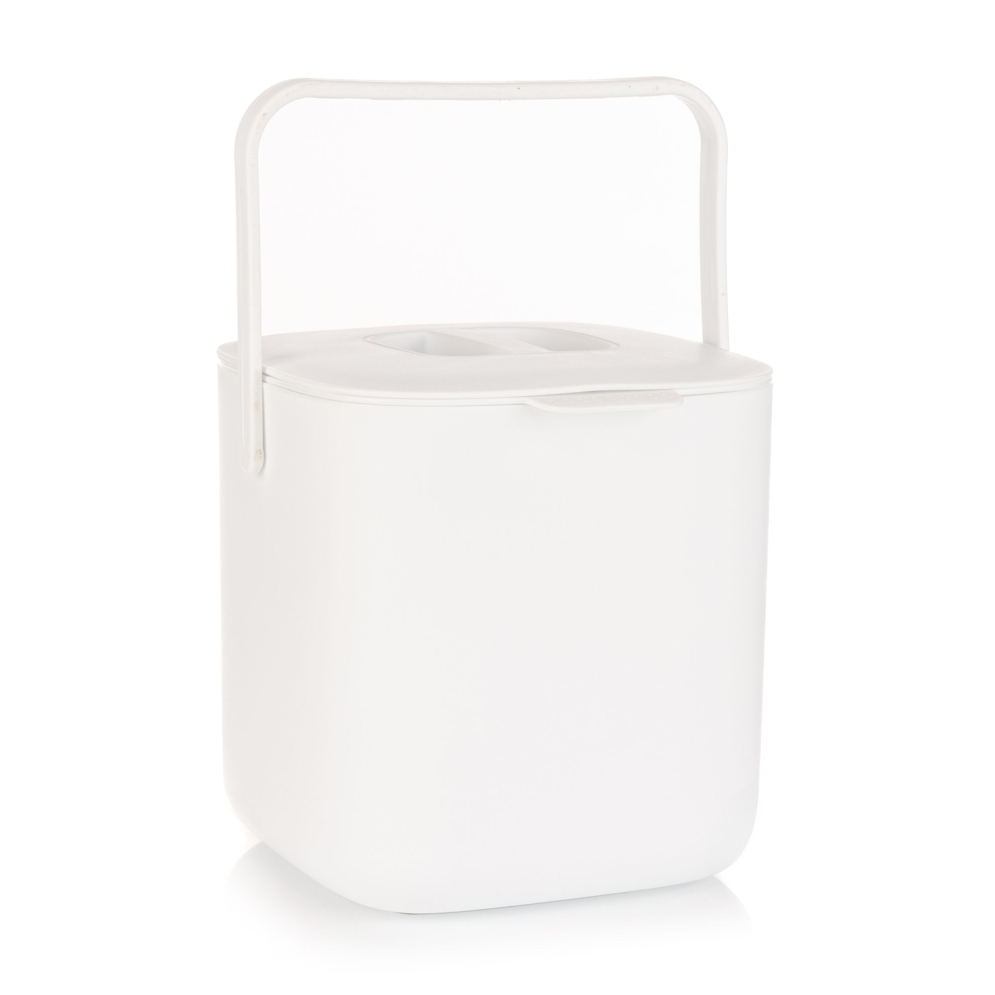 Mini-Biomülleimer mit herausnehmbaren Sieb, geruchsdicht spülmaschinenfest Füllmenge ca. 3,3l