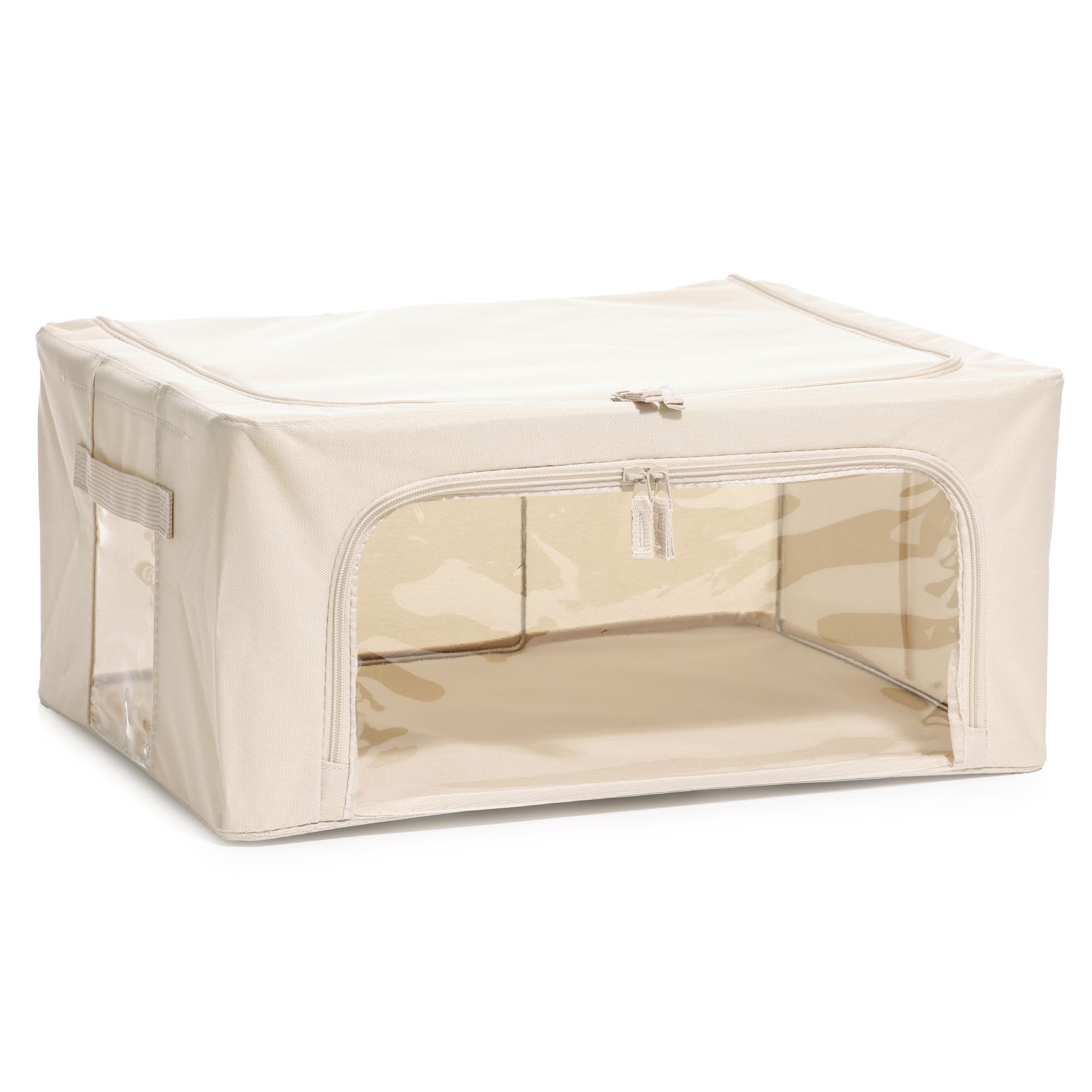 AQURAT Aufbewahrungsbox Medium, 44l mit XL-Sichtfenster stapelbar