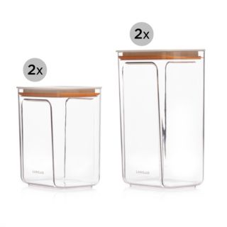 LocknLock 4 Frischhaltedosen "Easy grip" 2x 1,5L und 2x 1L 5L Gesamtvolumen