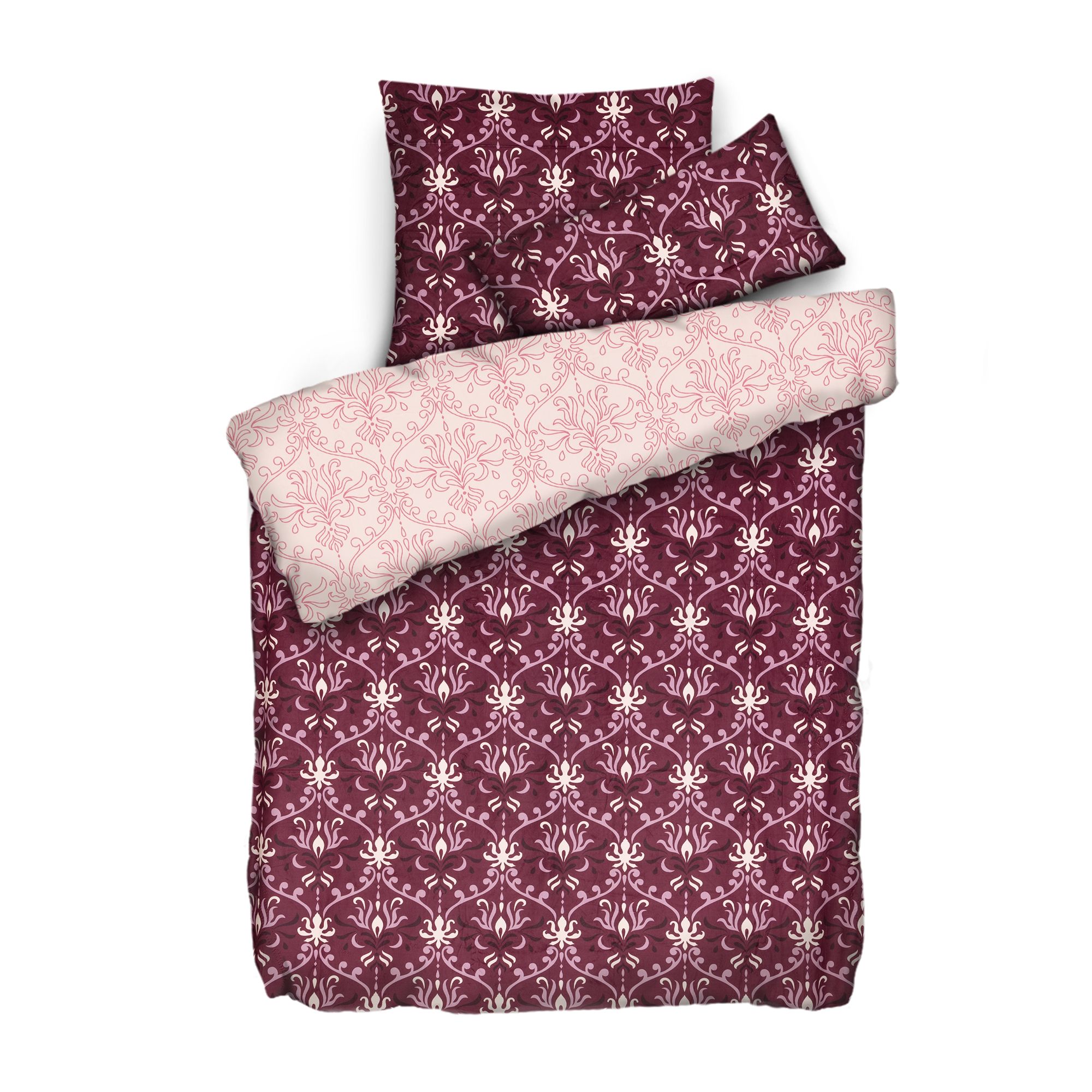 NICKYMOOD Wendebettwäsche Ornamente Mikrofaser Nicky Einzelbett, 3tlg.