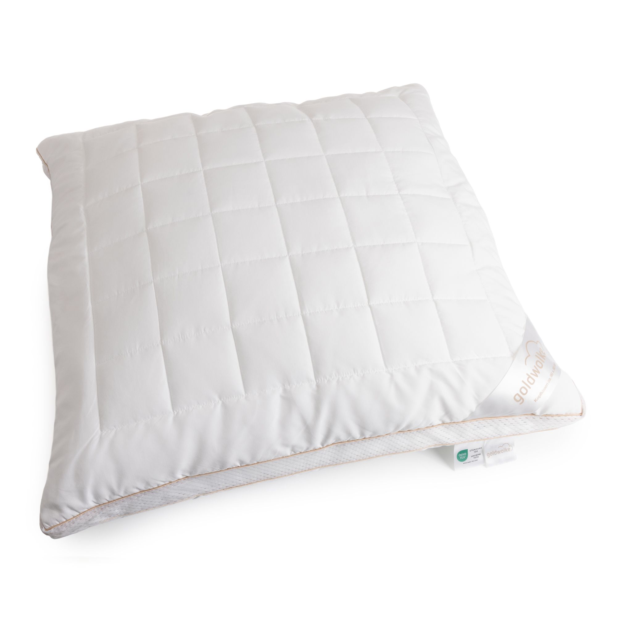 GOLDWOLKE Kissen HeiQ Allergen extra Volumen Nachfüllkonzept