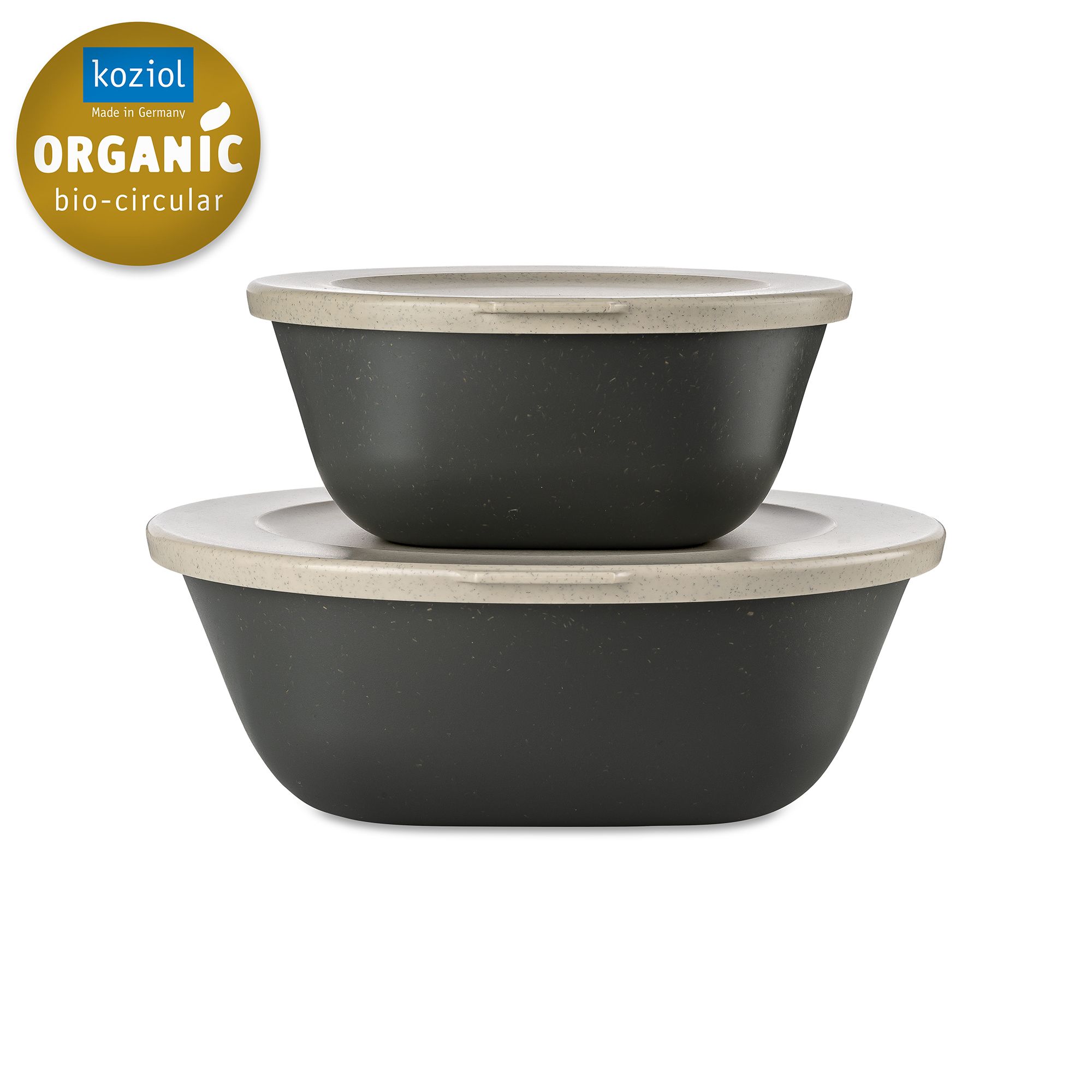 KOZIOL Frischhaltedosen-Set KOPENHAGEN CONNECT BOX 0,7 & 1,3l, 2tlg.