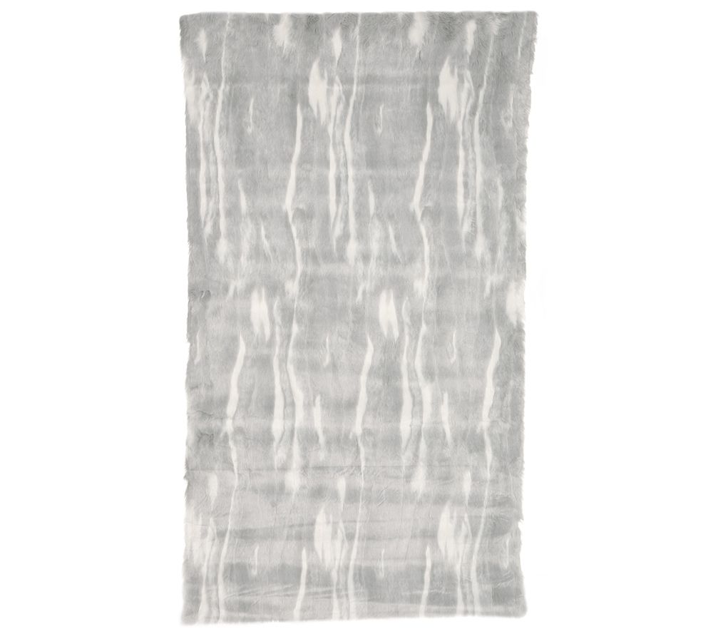Casa Fondo Teppich Polyacryl Fell Mehrfarbig Seidig Glanzend