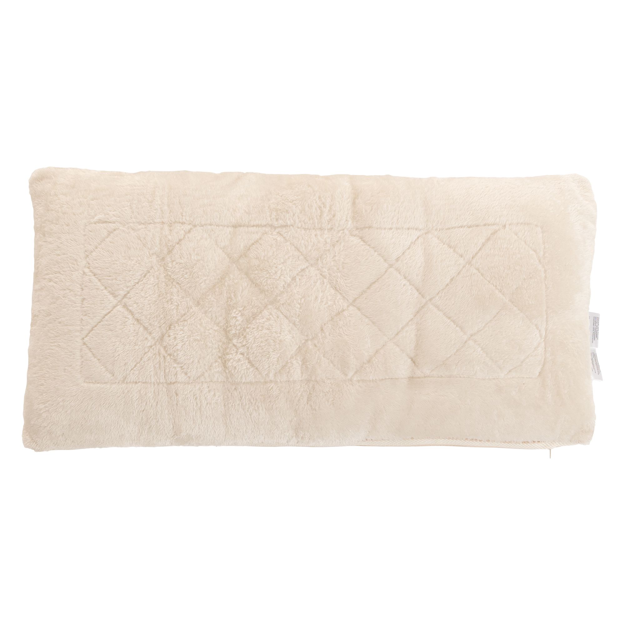 GOLDWOLKE Kissen Teddyfell ohne Bettwäsche verwendbar Einlegerkonzept